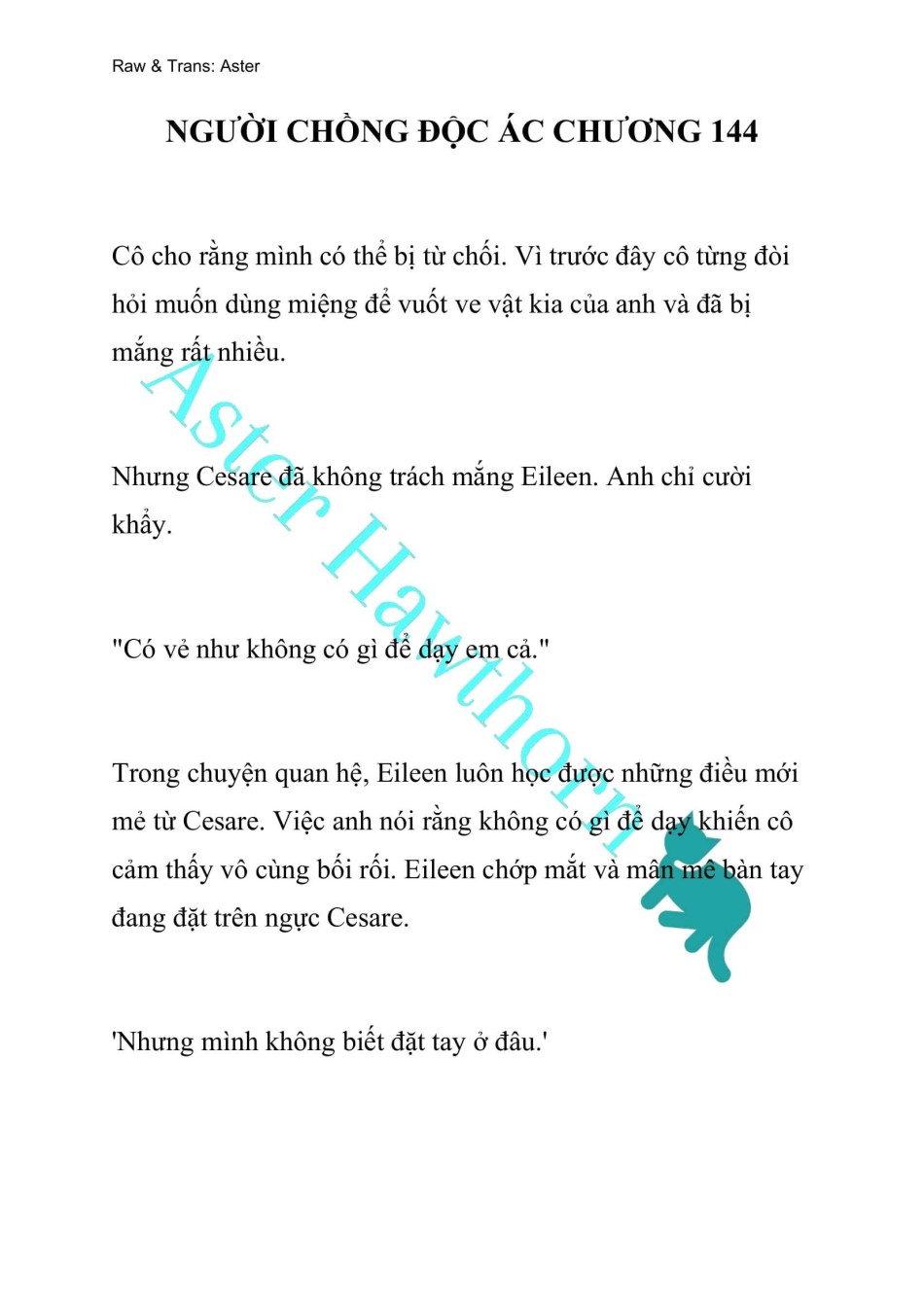 [NOVEL] Người Chồng Độc Ác 