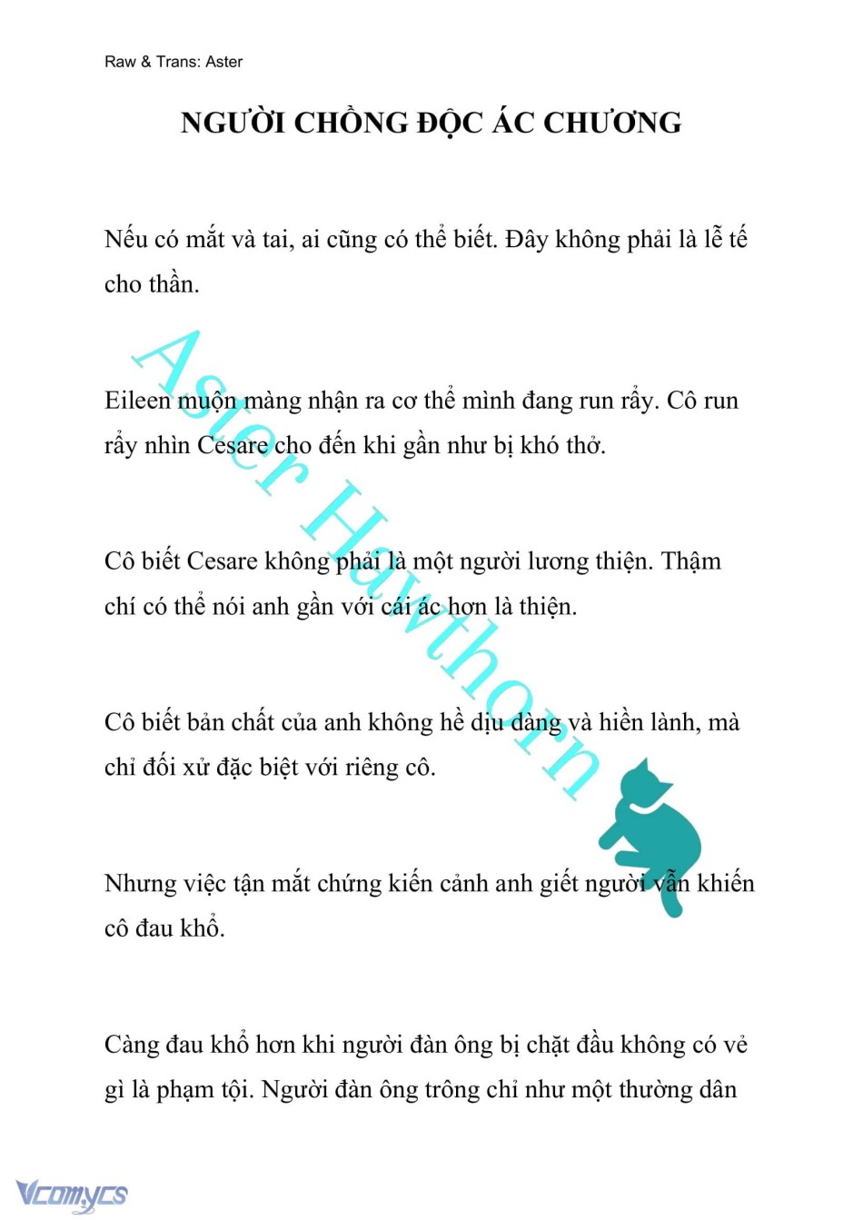 [NOVEL] Người Chồng Độc Ác 