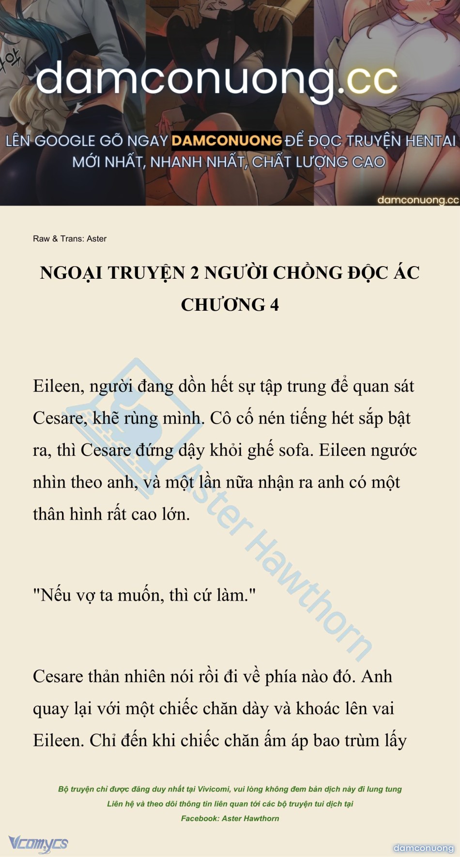 [NOVEL] Người Chồng Độc Ác 