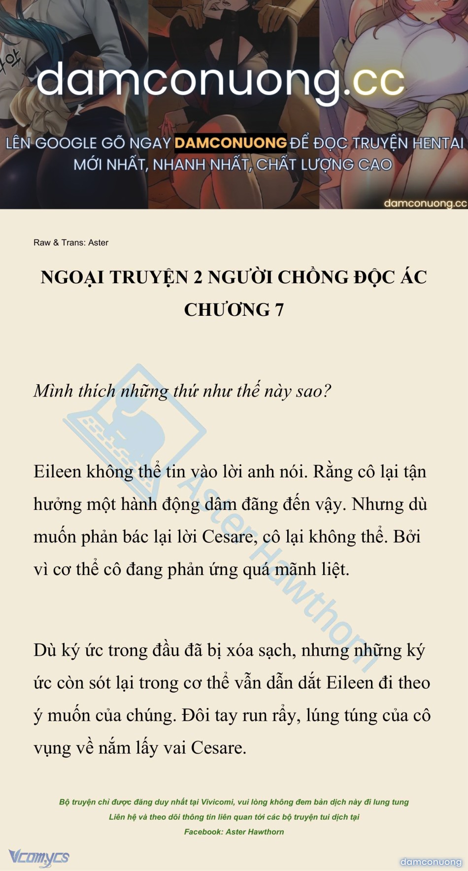 [NOVEL] Người Chồng Độc Ác 