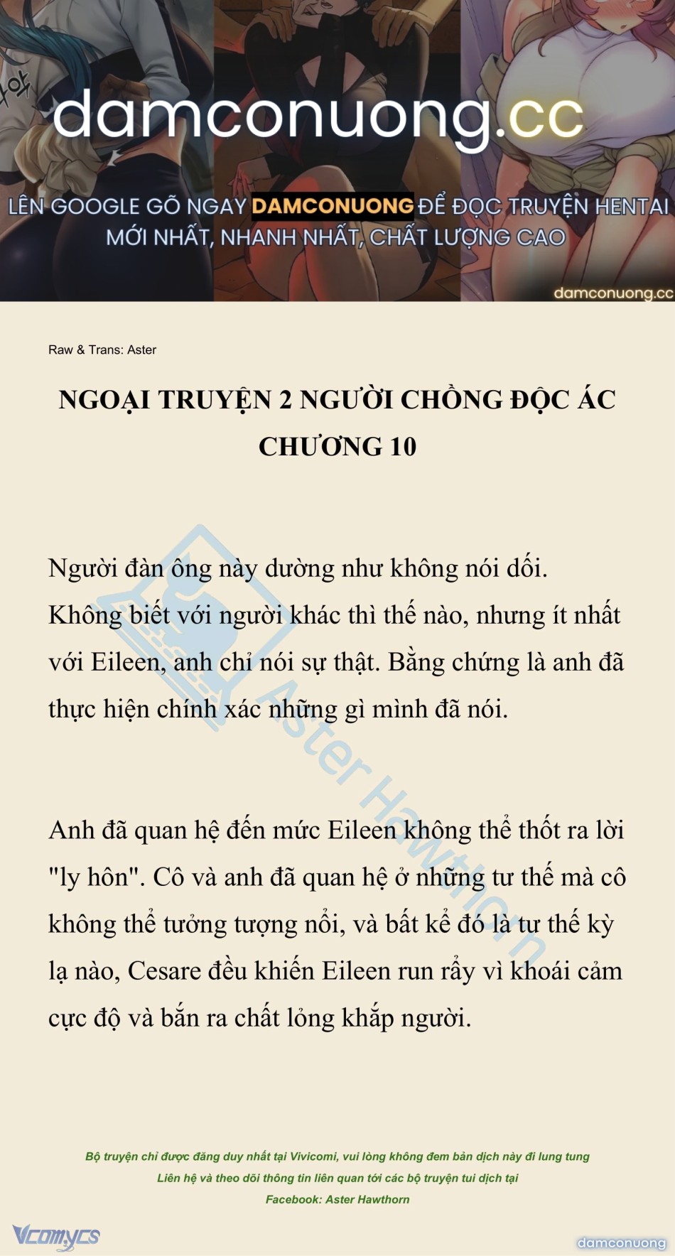 [NOVEL] Người Chồng Độc Ác 