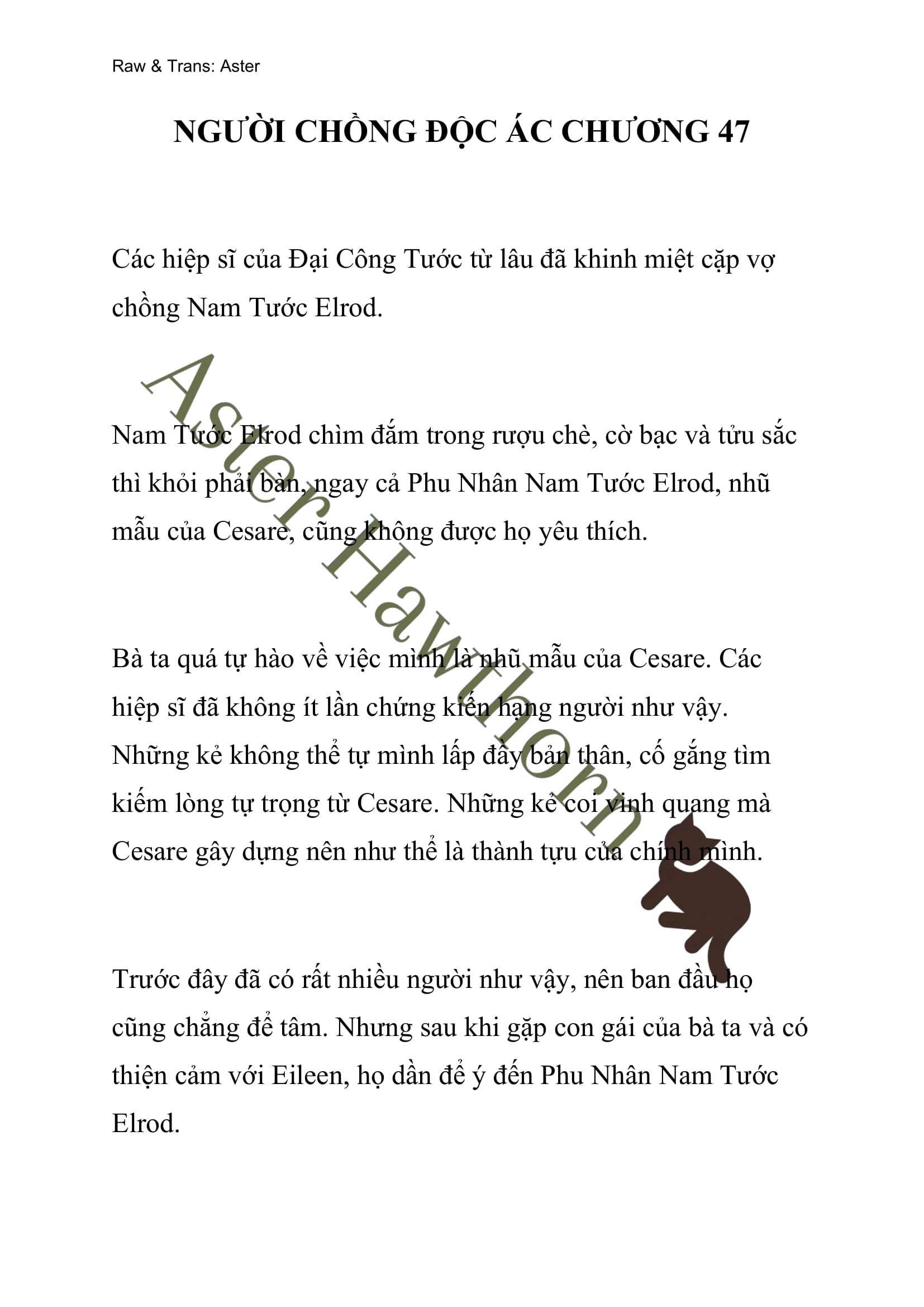 [NOVEL] Người Chồng Độc Ác 