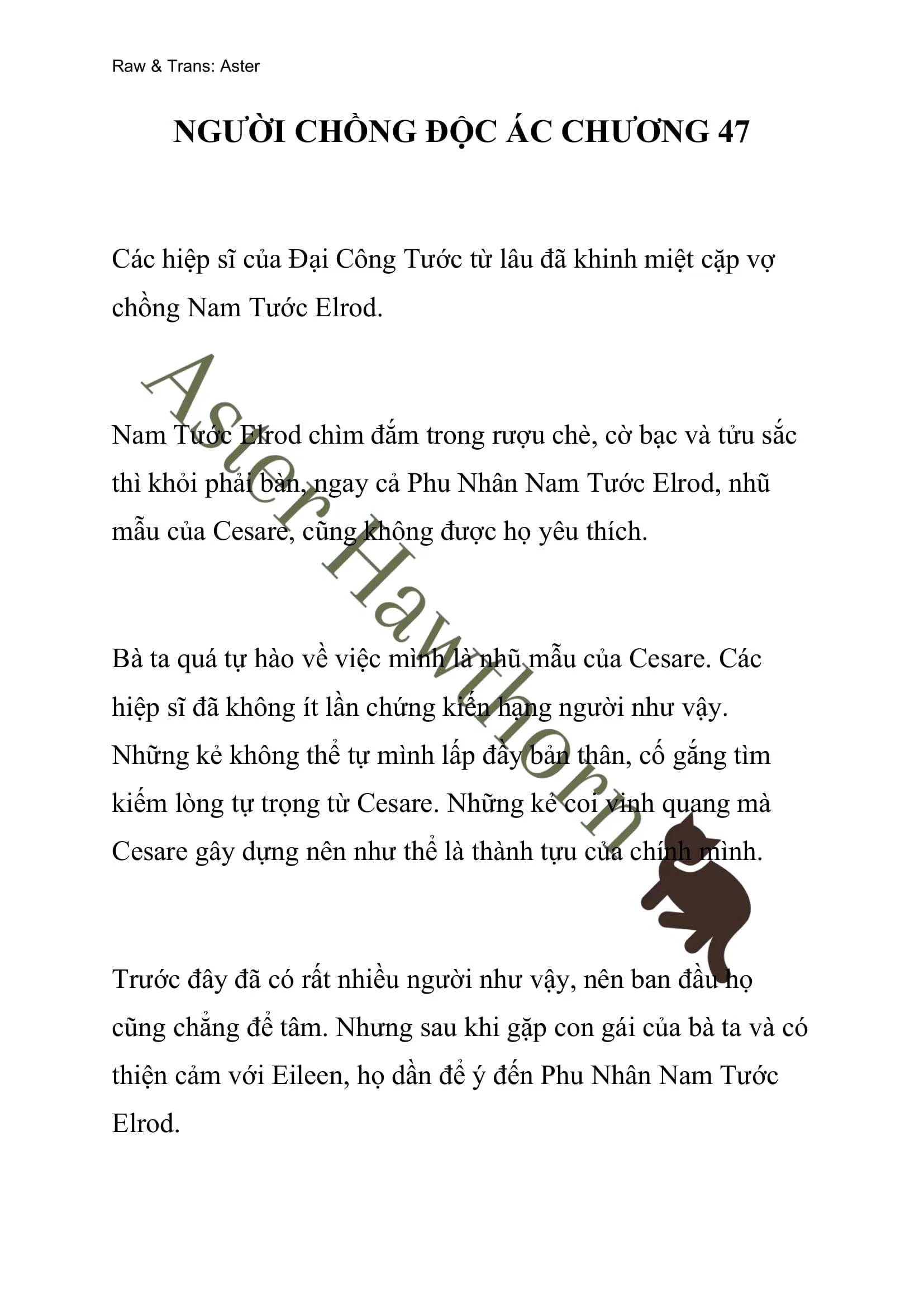 [NOVEL] Người Chồng Độc Ác 