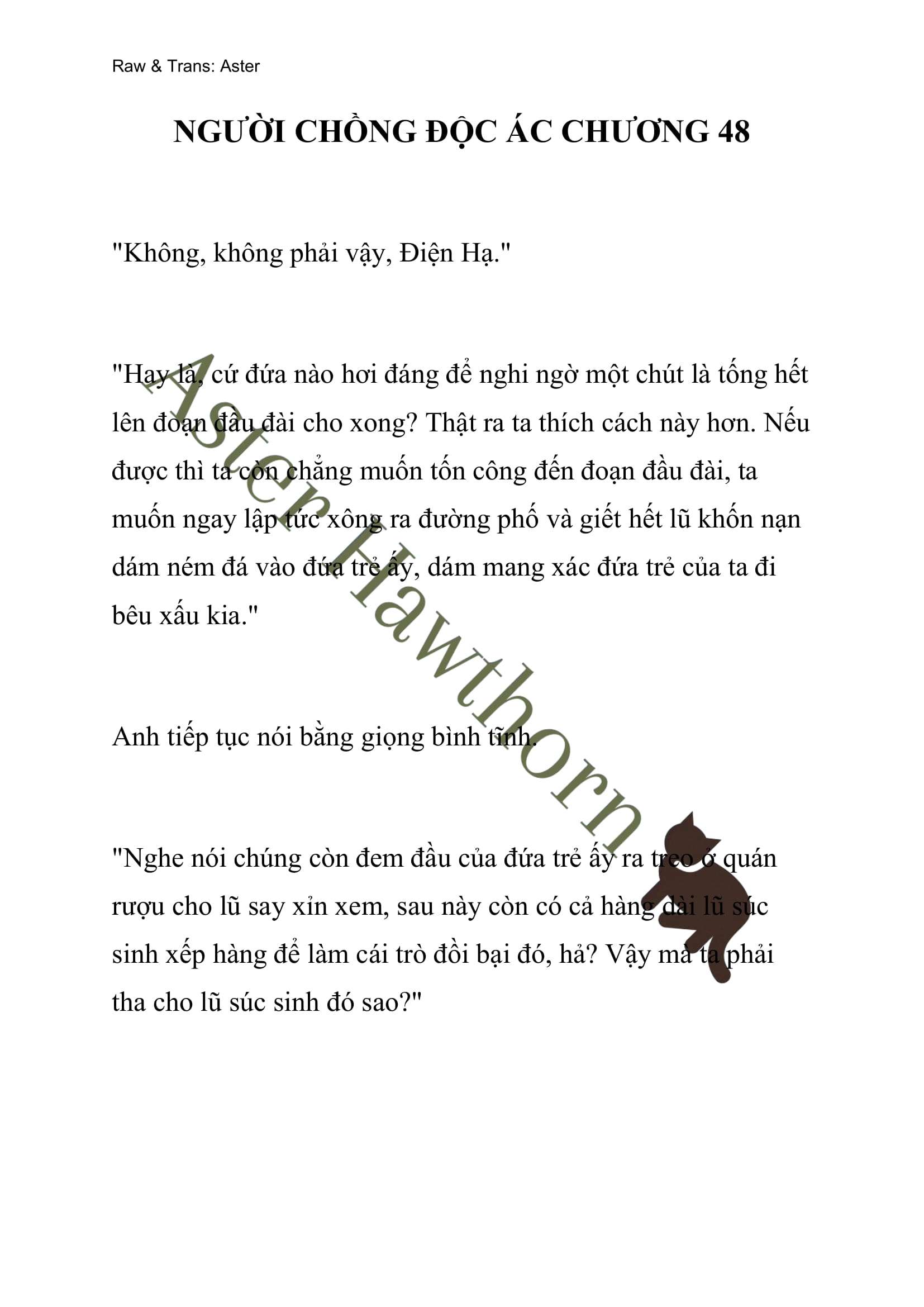[NOVEL] Người Chồng Độc Ác 