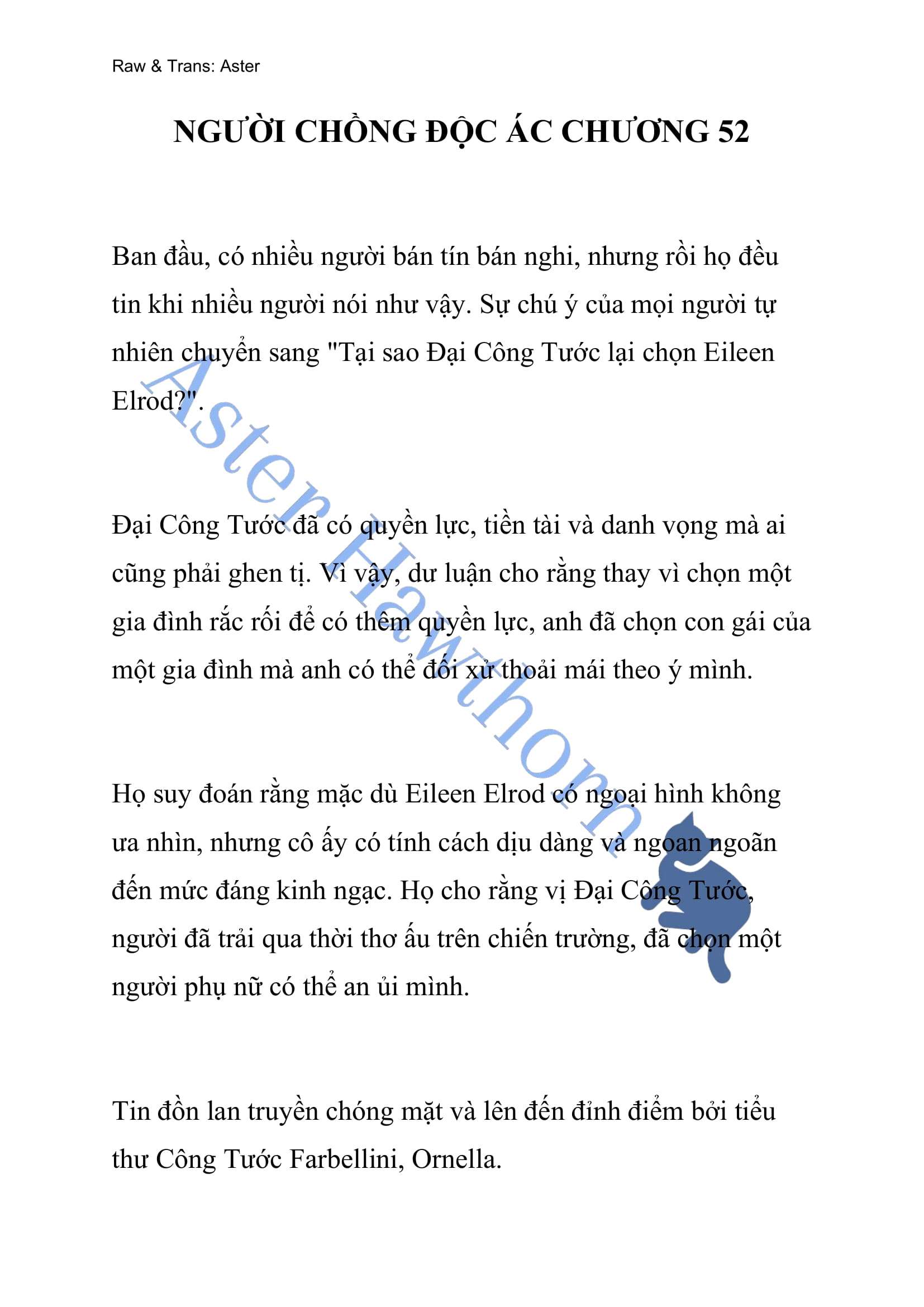 [NOVEL] Người Chồng Độc Ác 