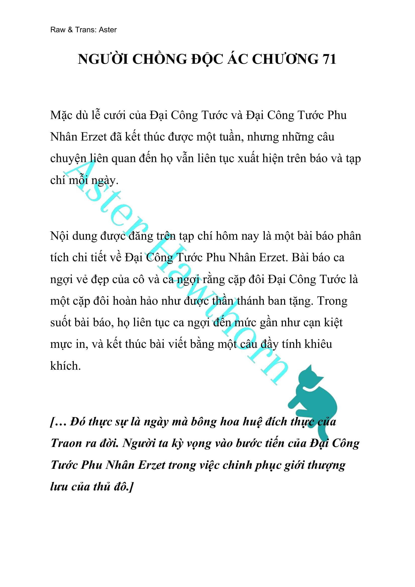 [NOVEL] Người Chồng Độc Ác 