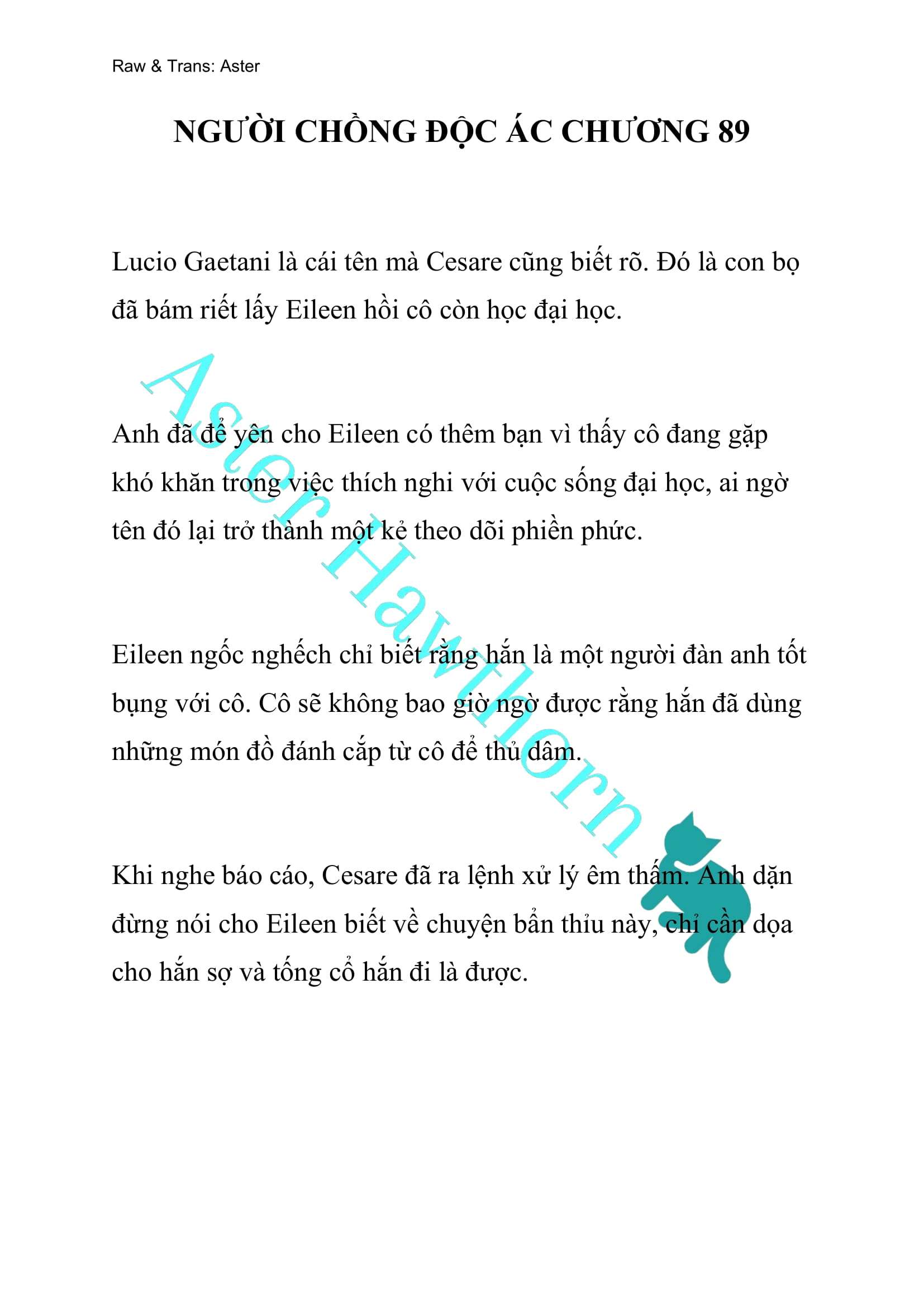 [NOVEL] Người Chồng Độc Ác 