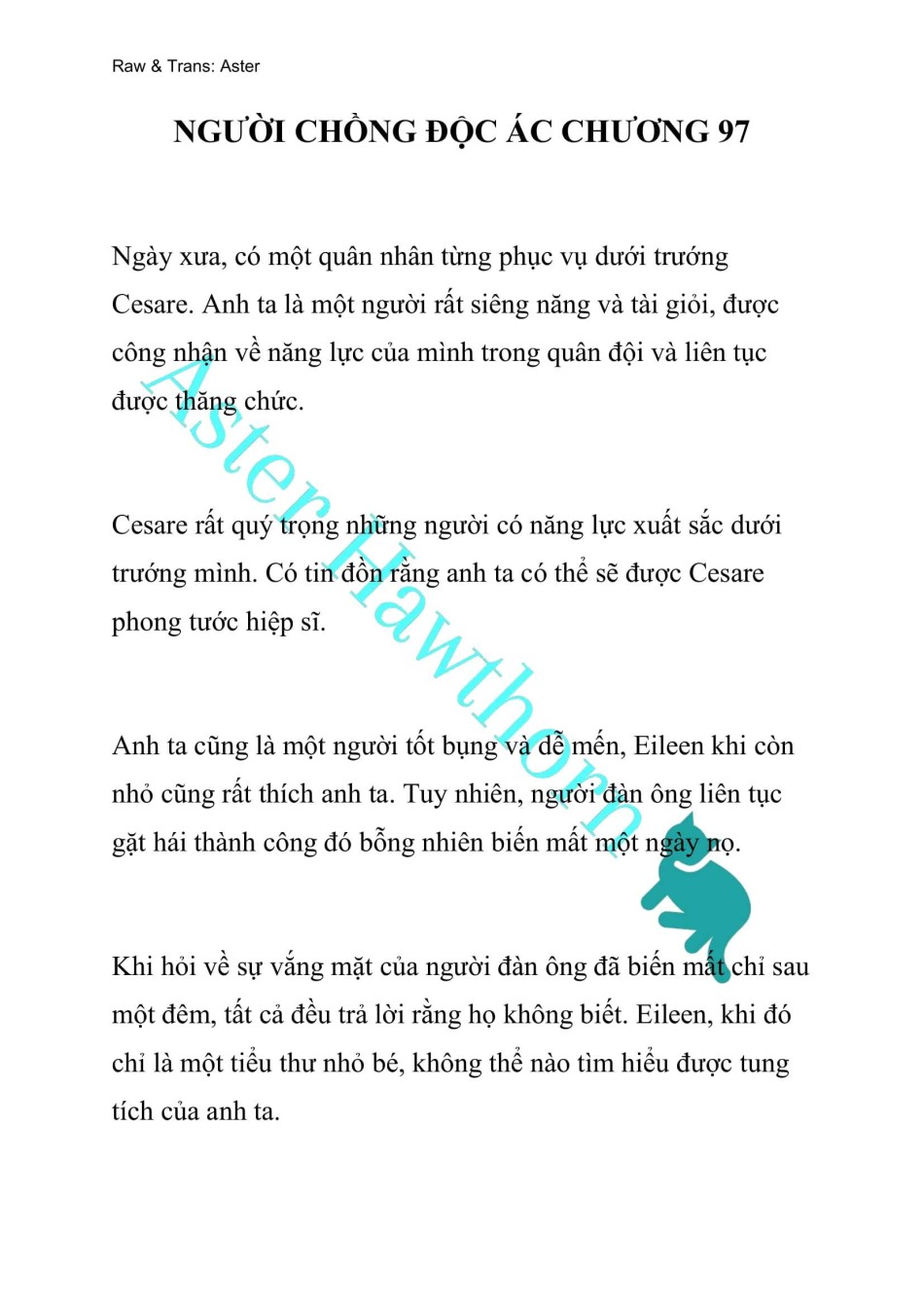 [NOVEL] Người Chồng Độc Ác 