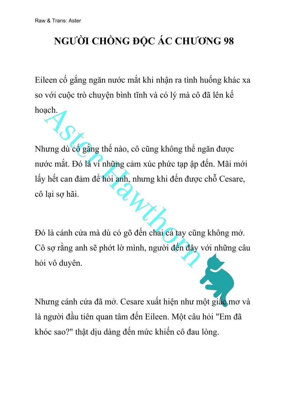 [NOVEL] Người Chồng Độc Ác 