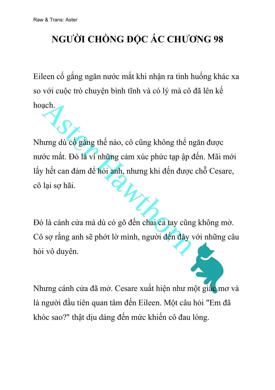 [NOVEL] Người Chồng Độc Ác 