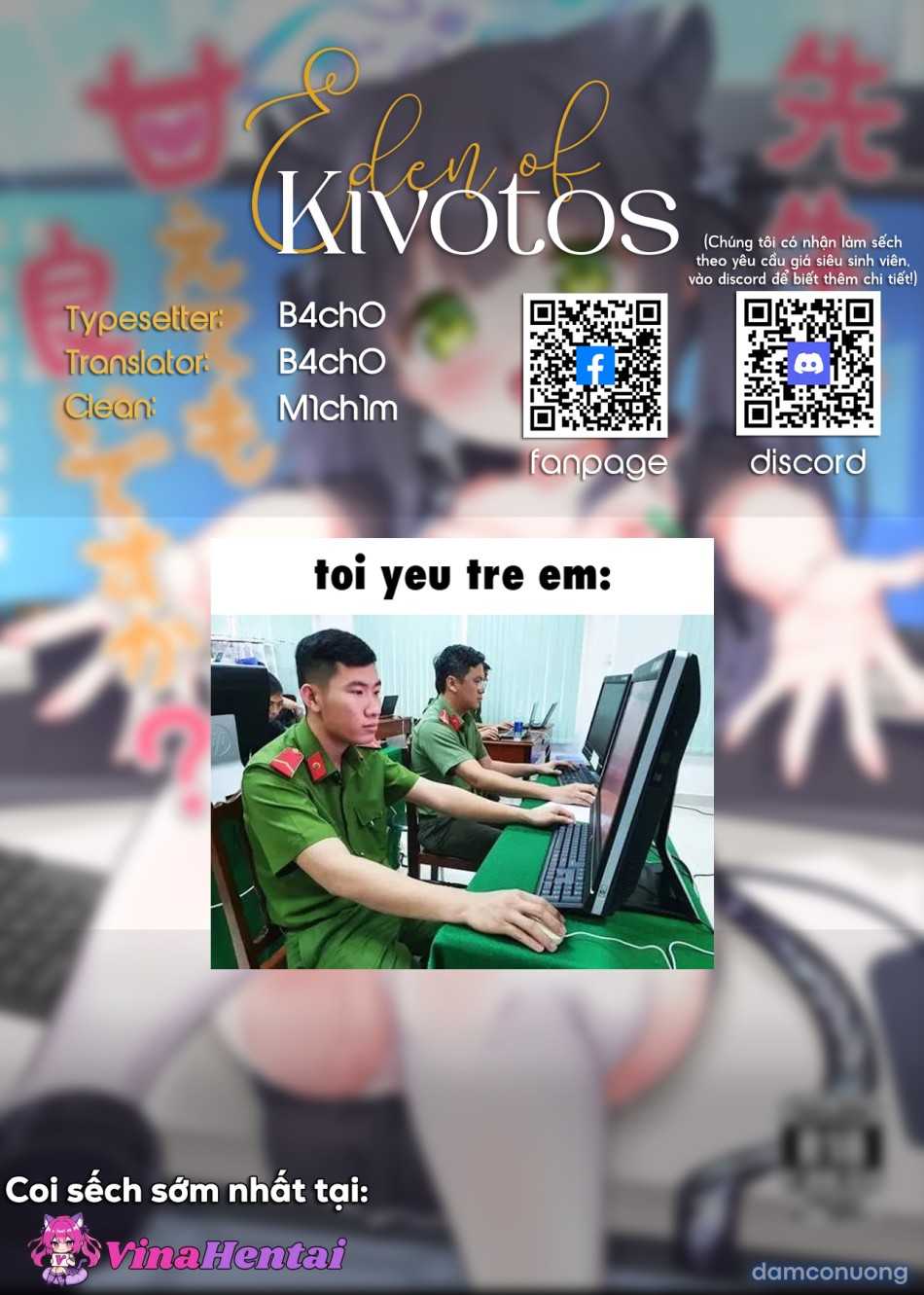 Sensei, em muốn được thầy chiều chuộng cơ! Được hong ạ? 