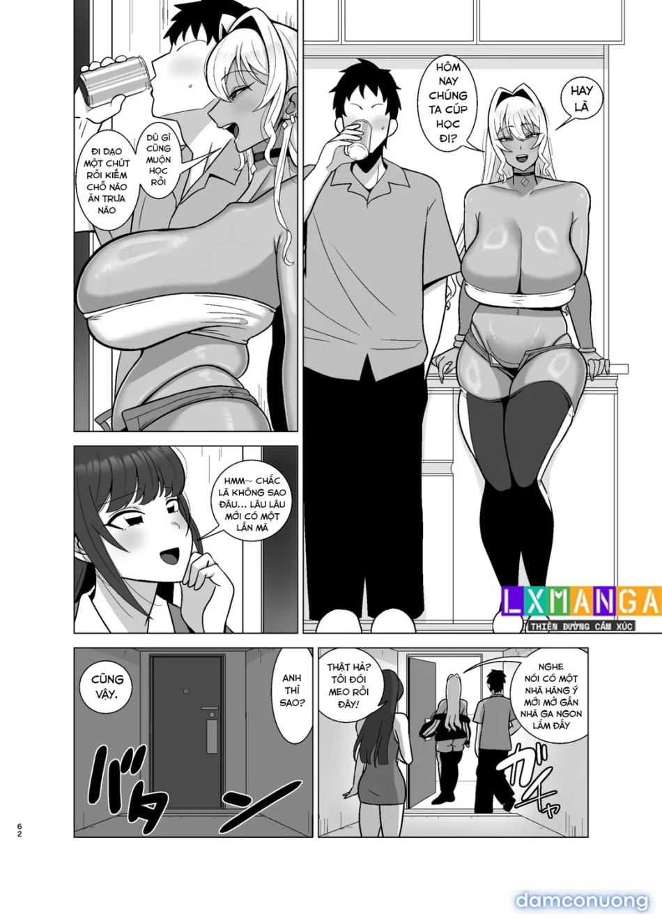 Kanojo no Tomodachi wa Dosukebe Kasshoku Gal 