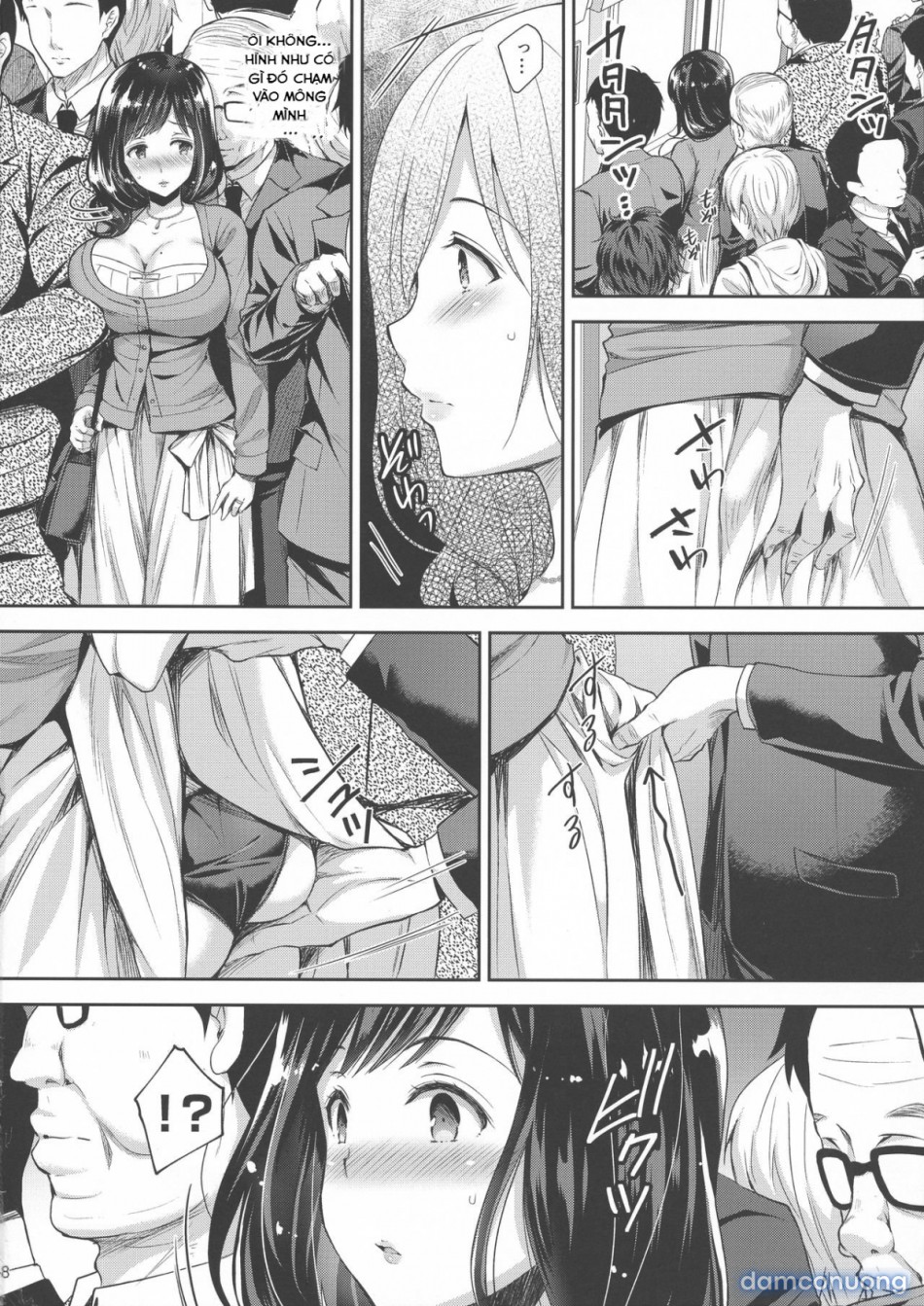 Chijoku no Chikan Densha 3 - Hitozuma Shanai Kyousei Junyuu 