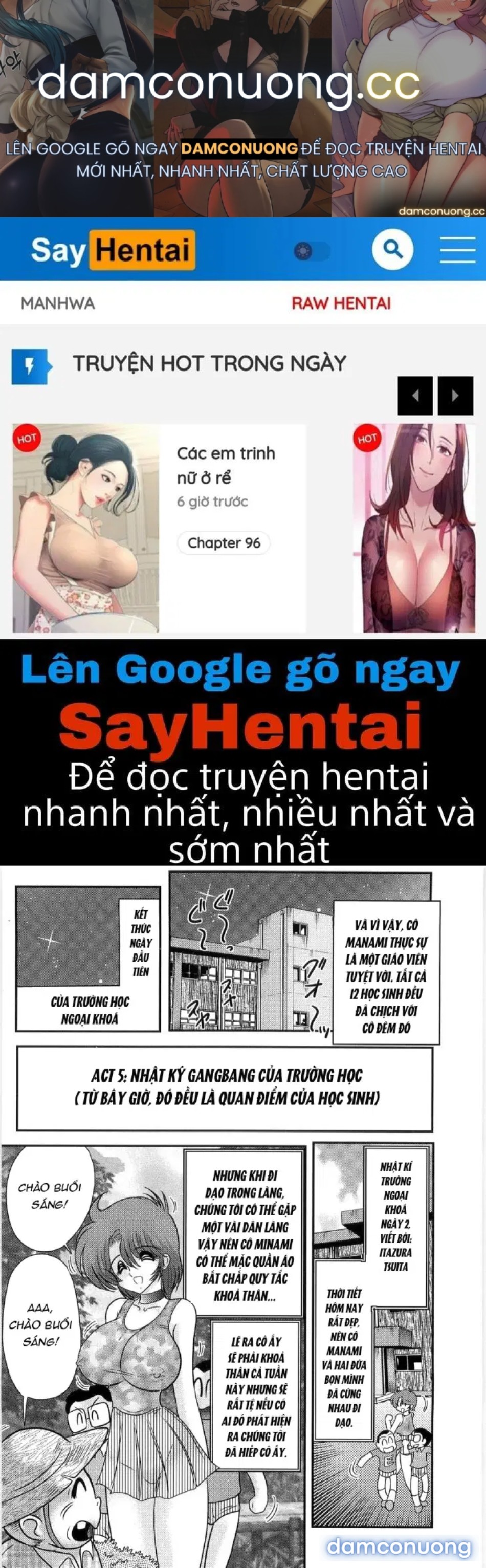 Tiết Học Ngoại Khóa Đầy Kích Thích Của Cô Giáo Manami 