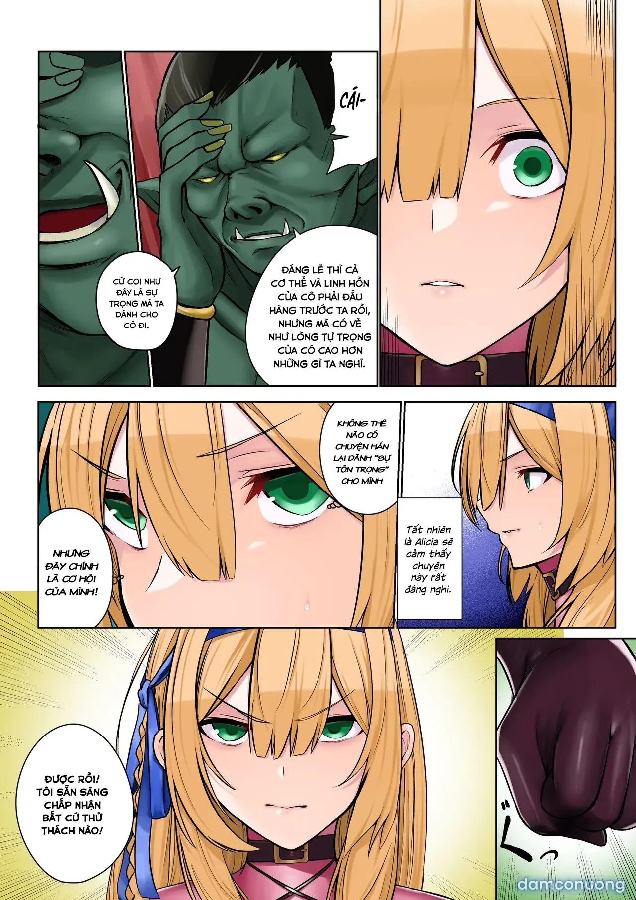 Himekishi Alicia no Junan -Orc-sama wa Himekishi o Tsukaima ni Shitai [姫騎士アリシアの受難 ―オーク様は姫騎士を使い魔にしたい] 