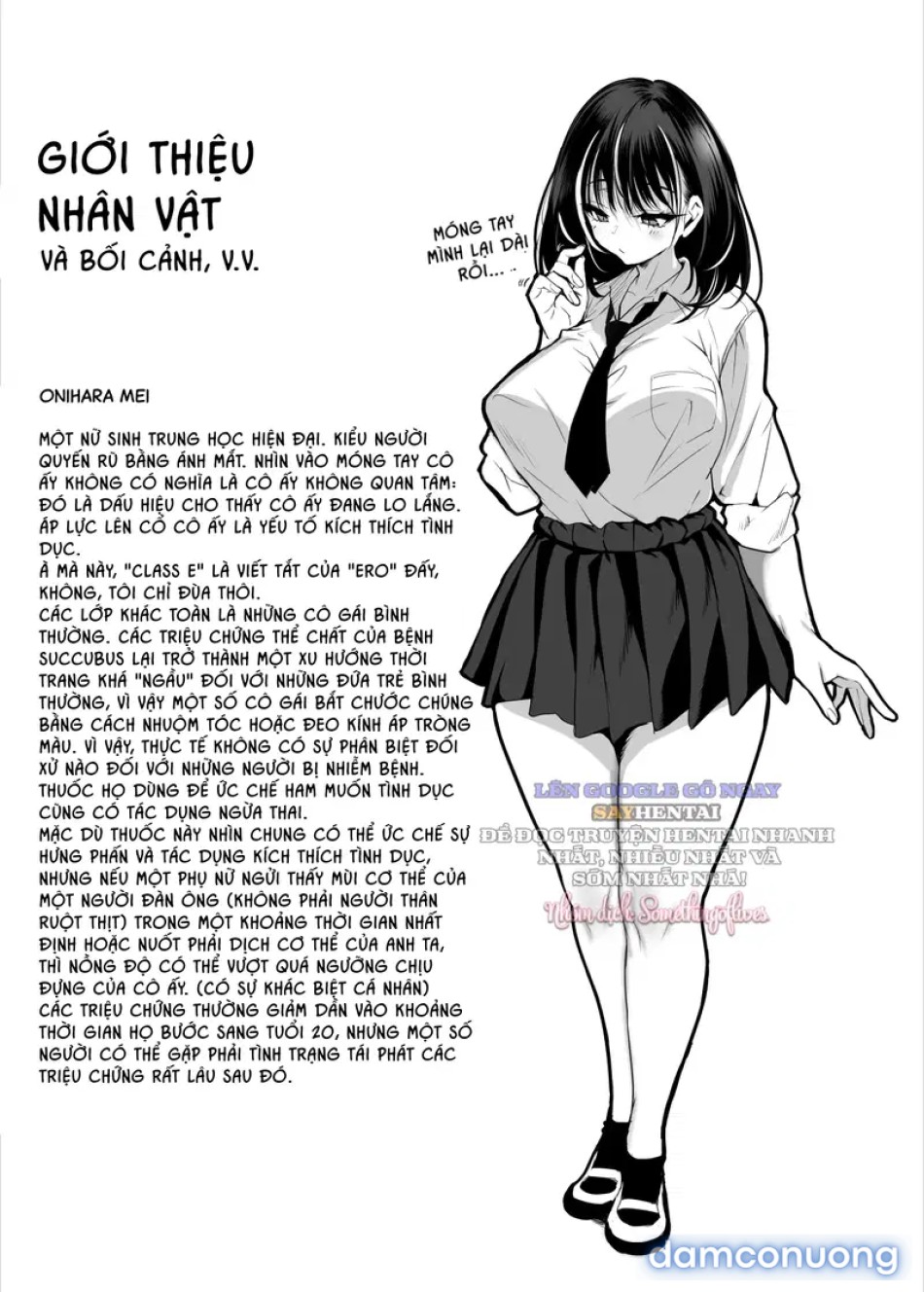 Trường hợp của Onihara Mei, số thứ tự 5, toàn bộ lớp 2-E đều là Succubus 