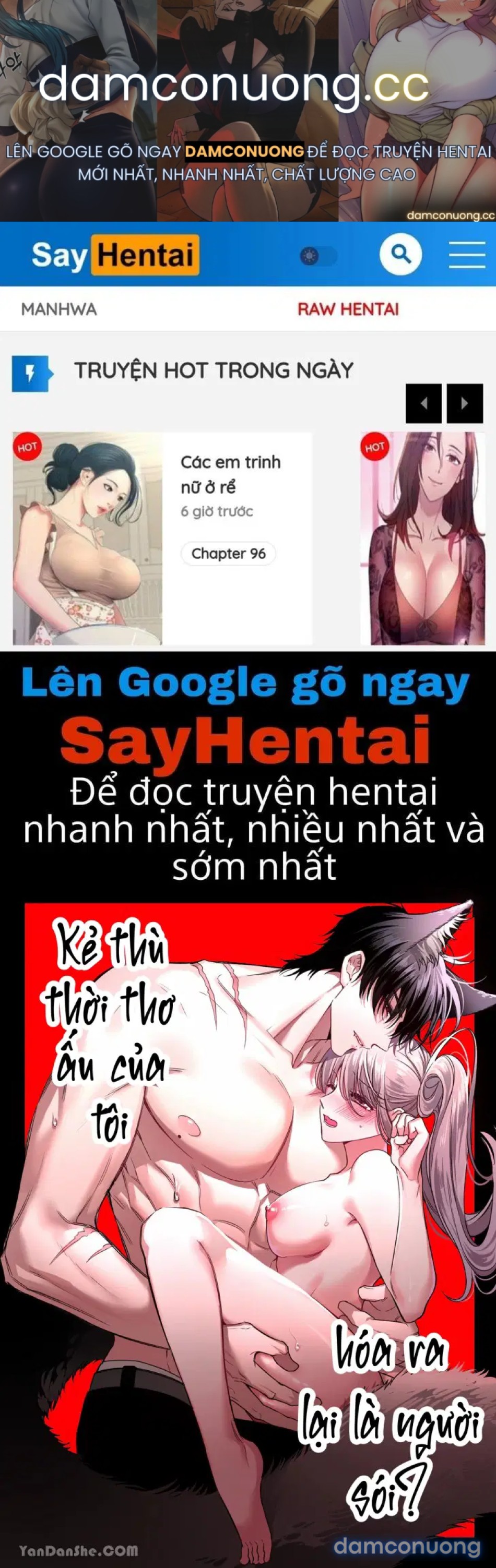 Kẻ thù thời thơ ấu của tôi hóa ra lại là người sói_ 
