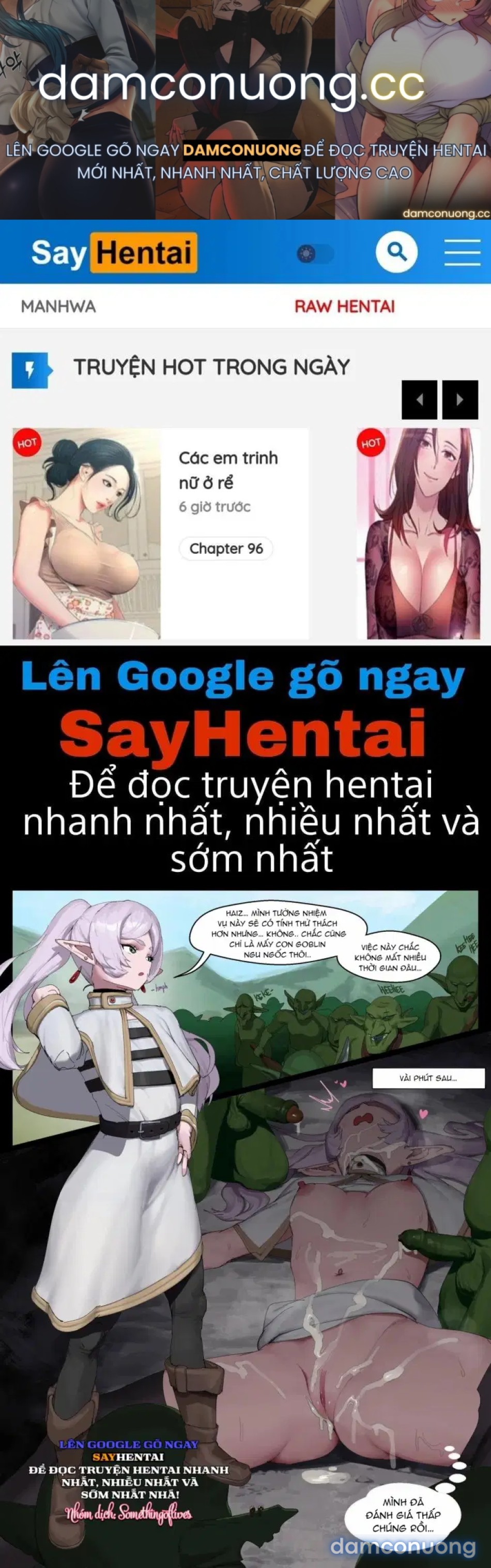 Nhiệm vụ tiêu diệt goblin của frieren 