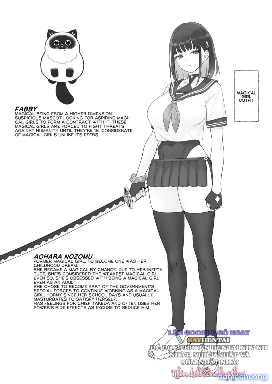 Câu chuyện công việc của cựu cô gái phép thuật [Moto Mahou Shoujo no Shigoto Banashi Ao] 