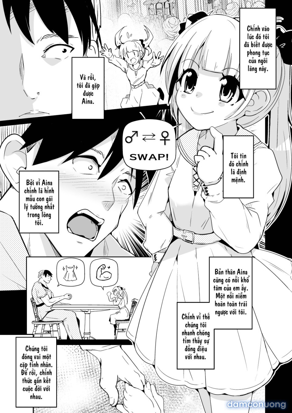 Kekkon shitara danjo ga irekawaru fūshū no mura de saikō no jinsei o 