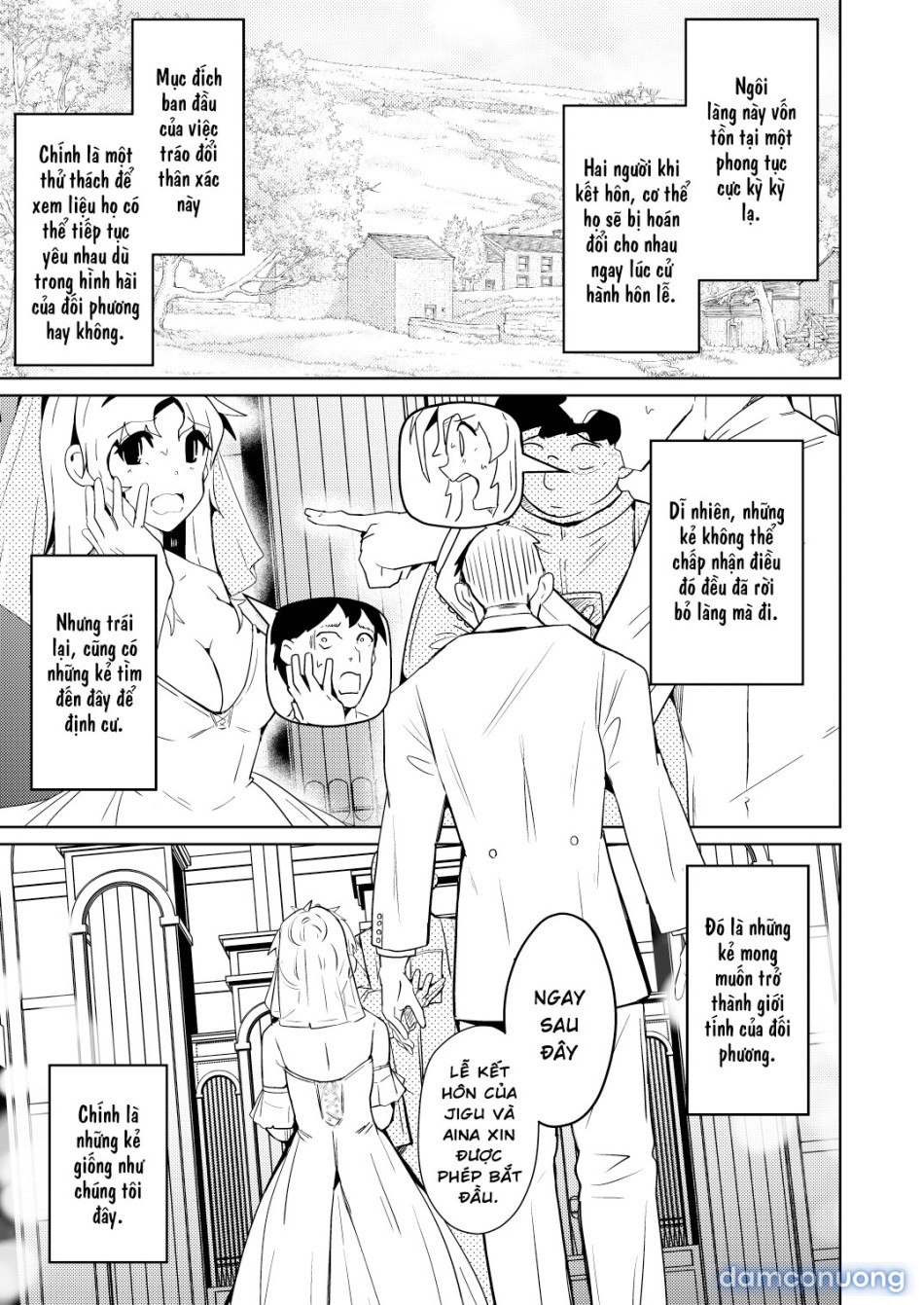 Kekkon shitara danjo ga irekawaru fūshū no mura de saikō no jinsei o 