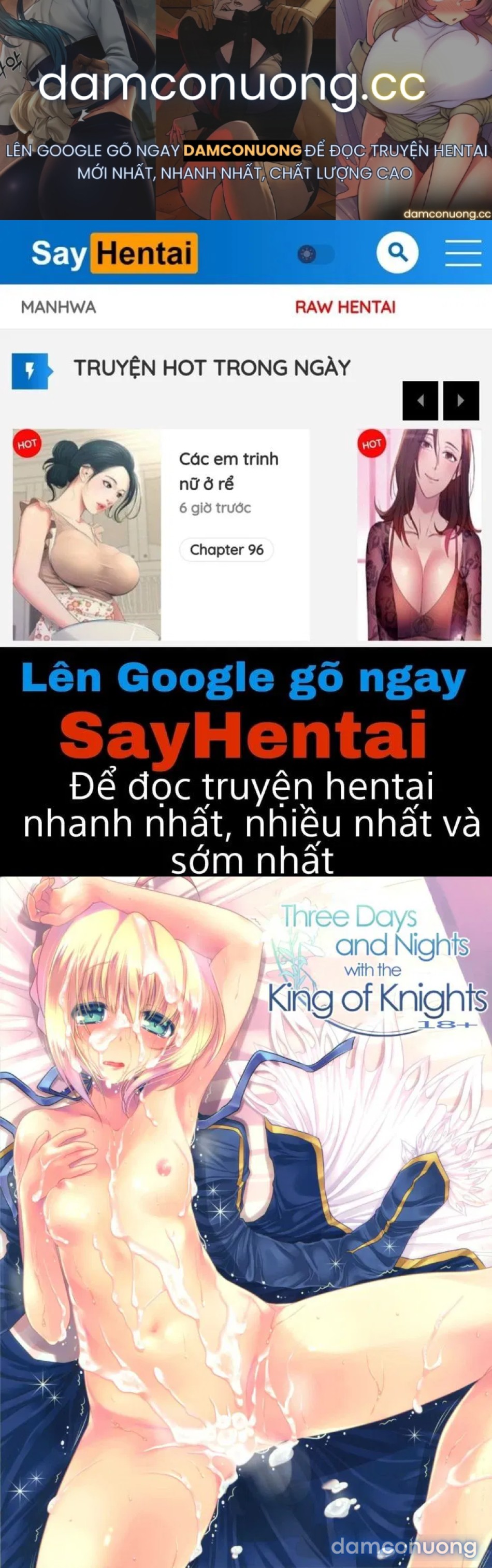 Kỵ Sĩ Vương Ba Ngày Ba Đêm Cuồng Si 