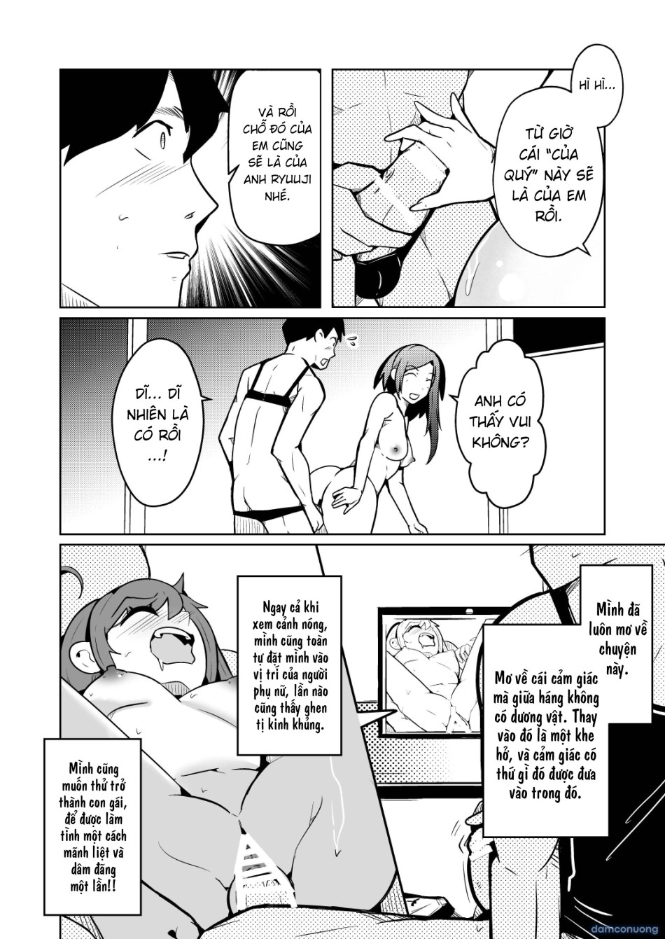 Chitsunaishasei suru tabi ni tagai no yōso ga irekawatte iku hanashi 
