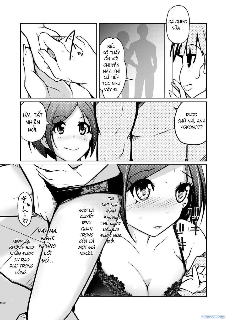 Chitsunaishasei suru tabi ni tagai no yōso ga irekawatte iku hanashi 