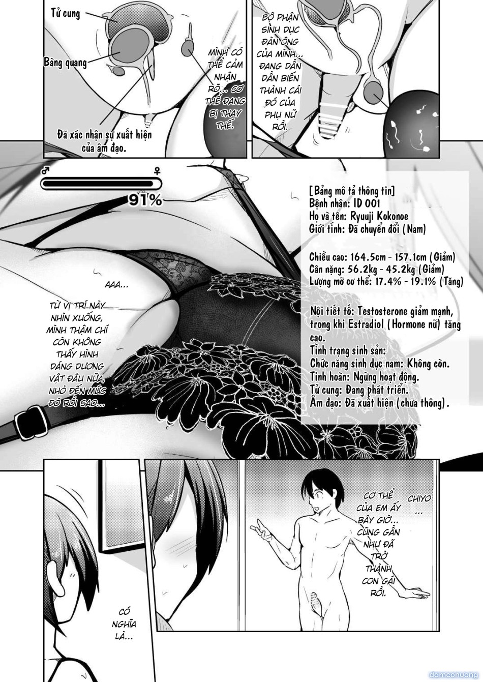 Chitsunaishasei suru tabi ni tagai no yōso ga irekawatte iku hanashi 