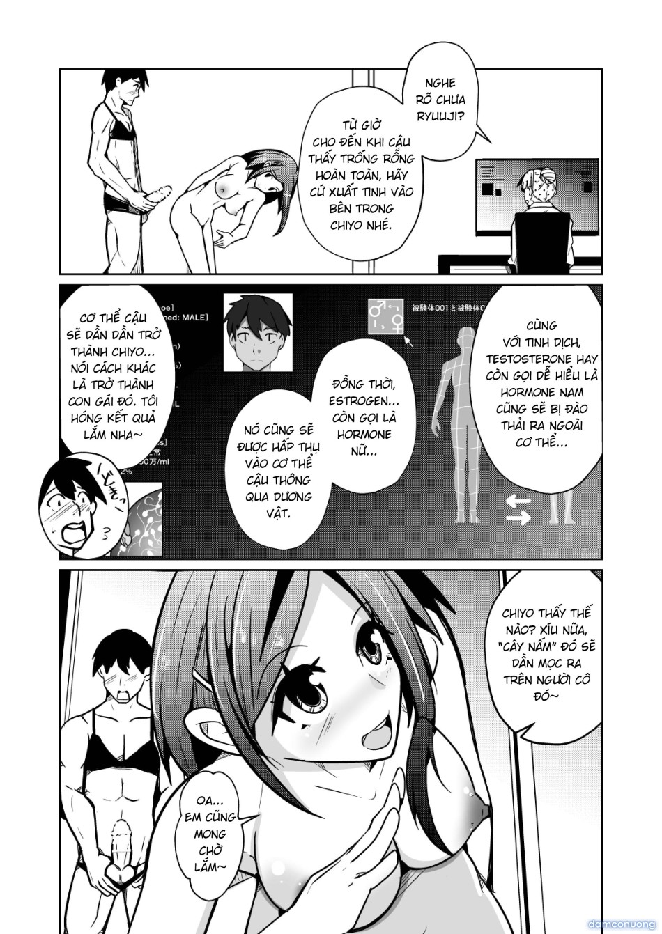 Chitsunaishasei suru tabi ni tagai no yōso ga irekawatte iku hanashi 