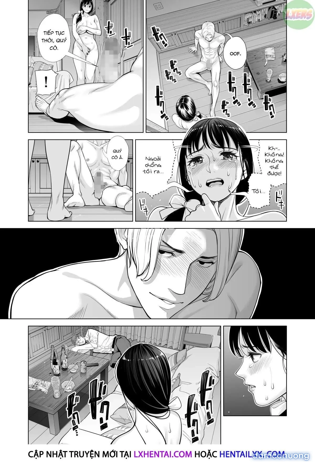 A Housewife Stolen By A Coworker Besides Her Blackout Drunk Husband [Tsukiyo No Midare Zake (Zenpen) Moonlit Intoxication; Tsukiyo No Midare Zake (Kouhen) Moonlit Intoxication] 