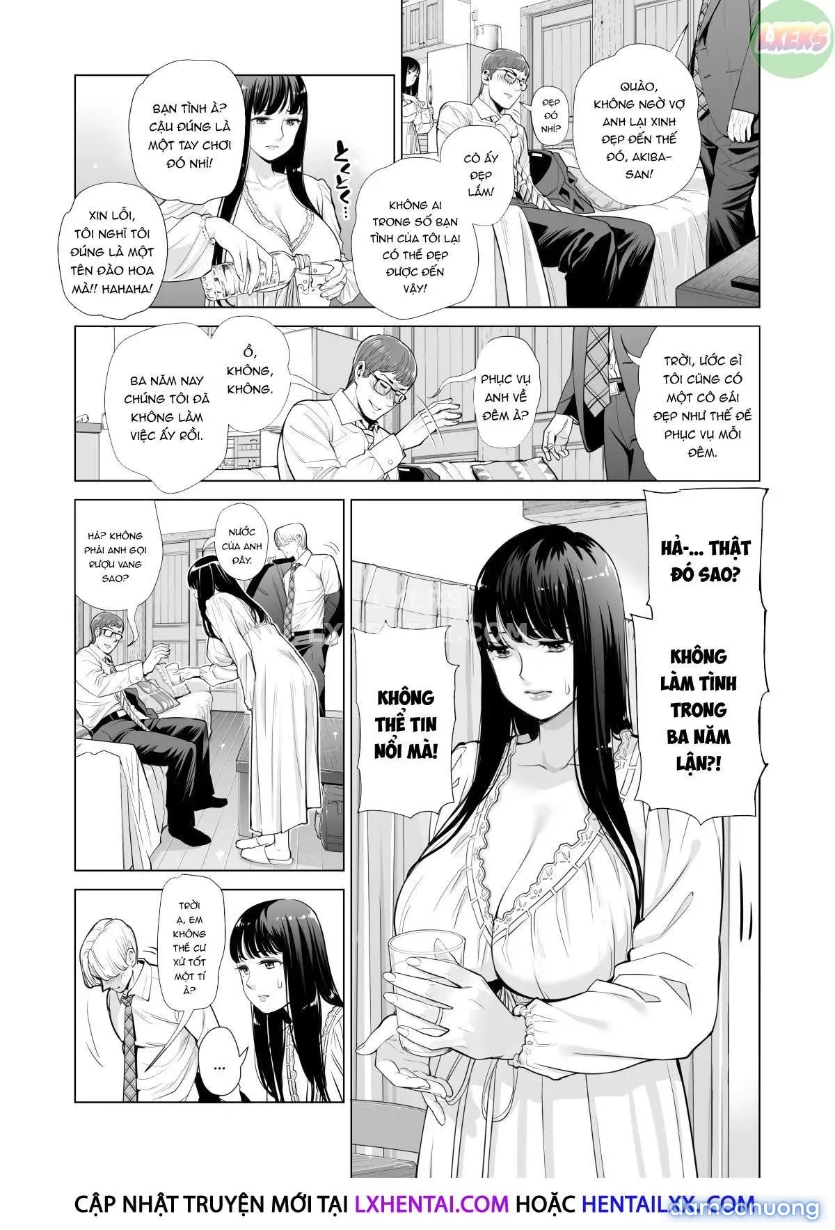 A Housewife Stolen By A Coworker Besides Her Blackout Drunk Husband [Tsukiyo No Midare Zake (Zenpen) Moonlit Intoxication; Tsukiyo No Midare Zake (Kouhen) Moonlit Intoxication] 
