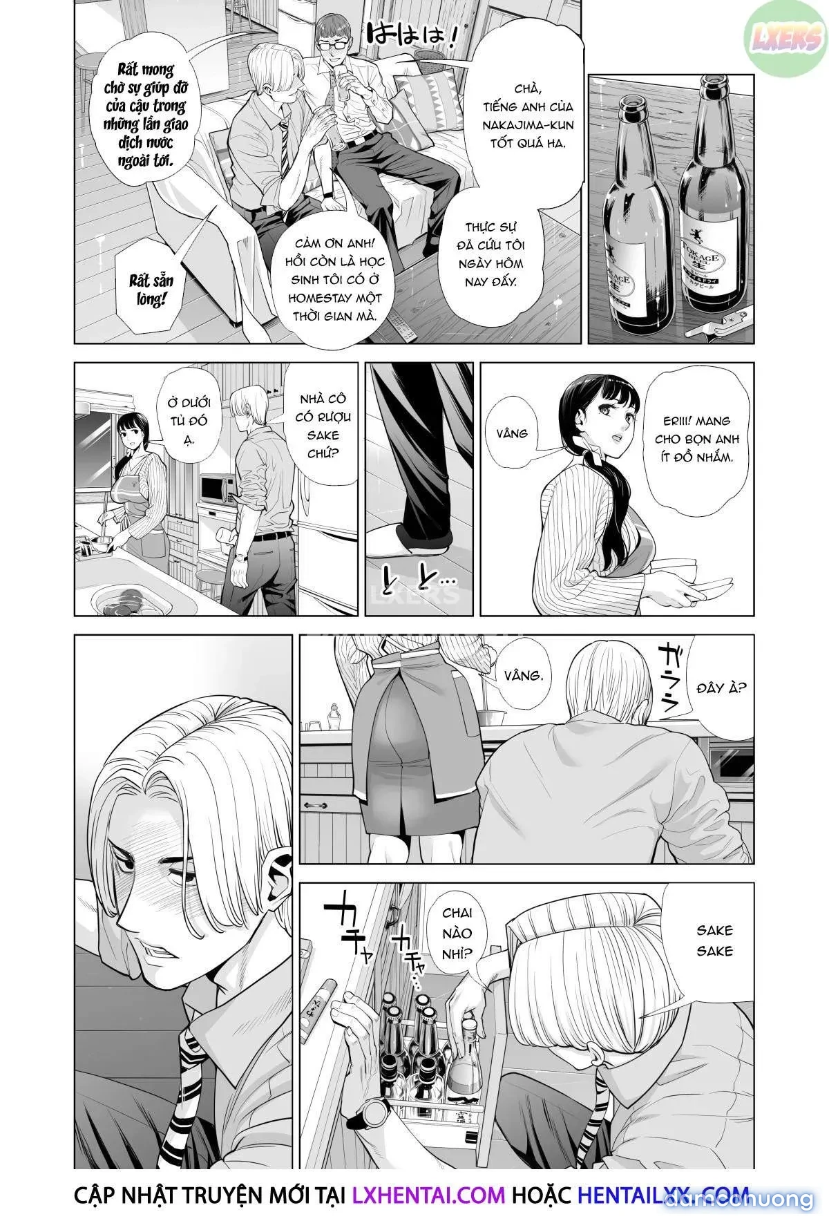 A Housewife Stolen By A Coworker Besides Her Blackout Drunk Husband [Tsukiyo No Midare Zake (Zenpen) Moonlit Intoxication; Tsukiyo No Midare Zake (Kouhen) Moonlit Intoxication] 