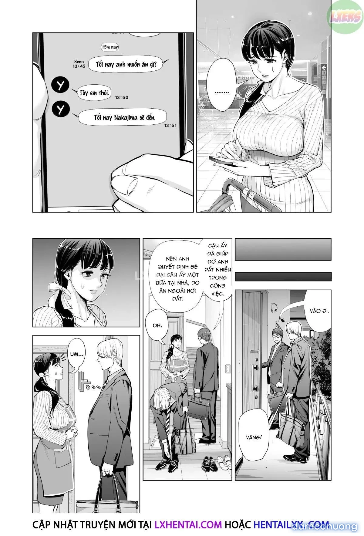 A Housewife Stolen By A Coworker Besides Her Blackout Drunk Husband [Tsukiyo No Midare Zake (Zenpen) Moonlit Intoxication; Tsukiyo No Midare Zake (Kouhen) Moonlit Intoxication] 