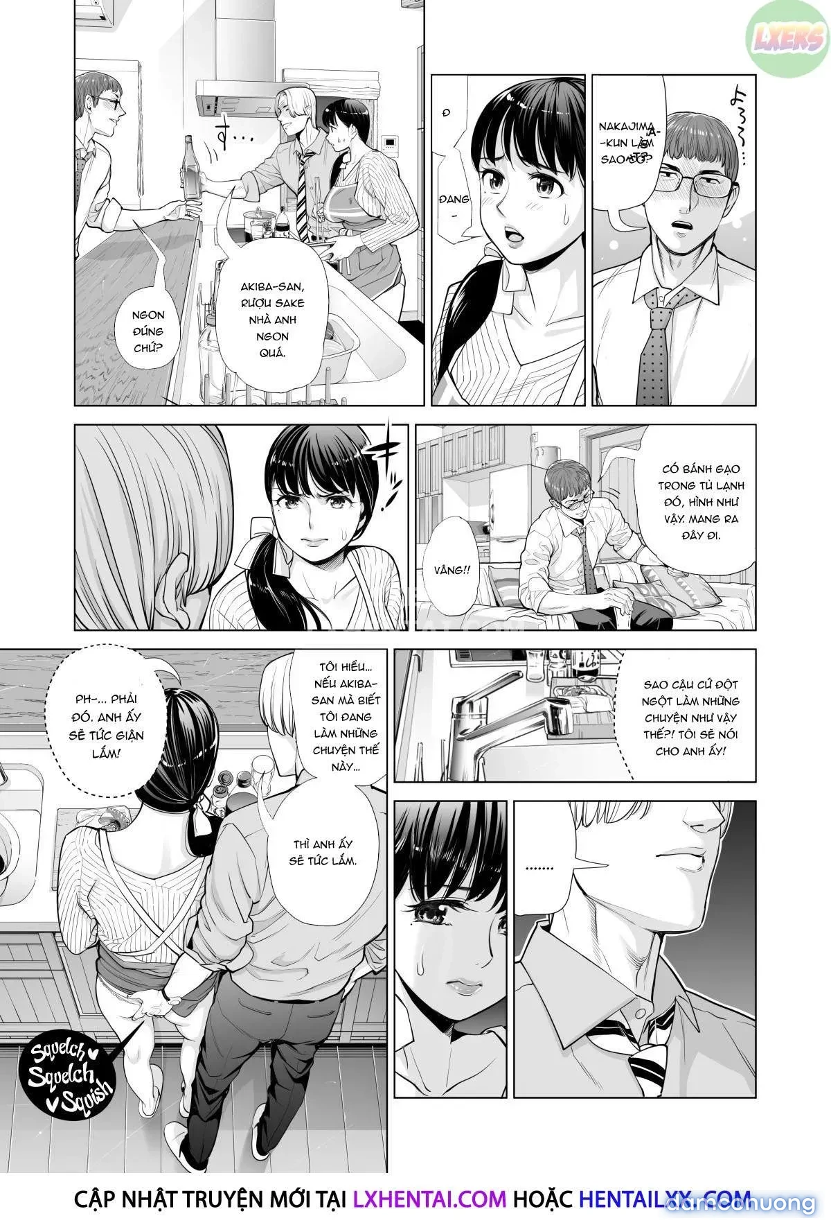 A Housewife Stolen By A Coworker Besides Her Blackout Drunk Husband [Tsukiyo No Midare Zake (Zenpen) Moonlit Intoxication; Tsukiyo No Midare Zake (Kouhen) Moonlit Intoxication] 