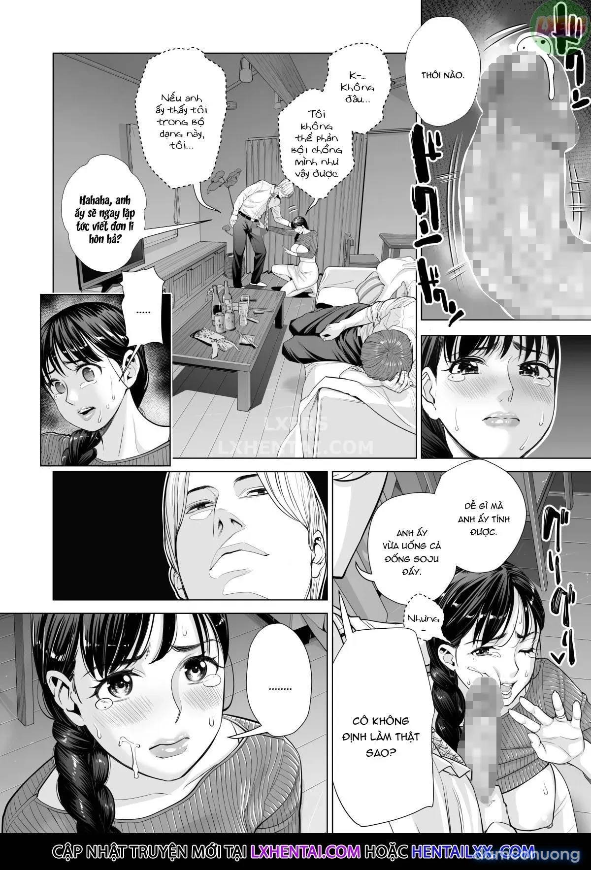 A Housewife Stolen By A Coworker Besides Her Blackout Drunk Husband [Tsukiyo No Midare Zake (Zenpen) Moonlit Intoxication; Tsukiyo No Midare Zake (Kouhen) Moonlit Intoxication] 