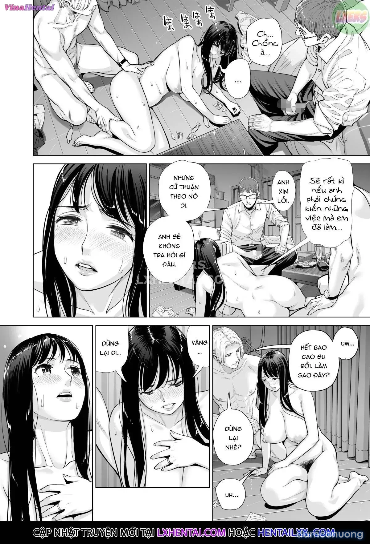 A Housewife Stolen By A Coworker Besides Her Blackout Drunk Husband [Tsukiyo No Midare Zake (Zenpen) Moonlit Intoxication; Tsukiyo No Midare Zake (Kouhen) Moonlit Intoxication] 
