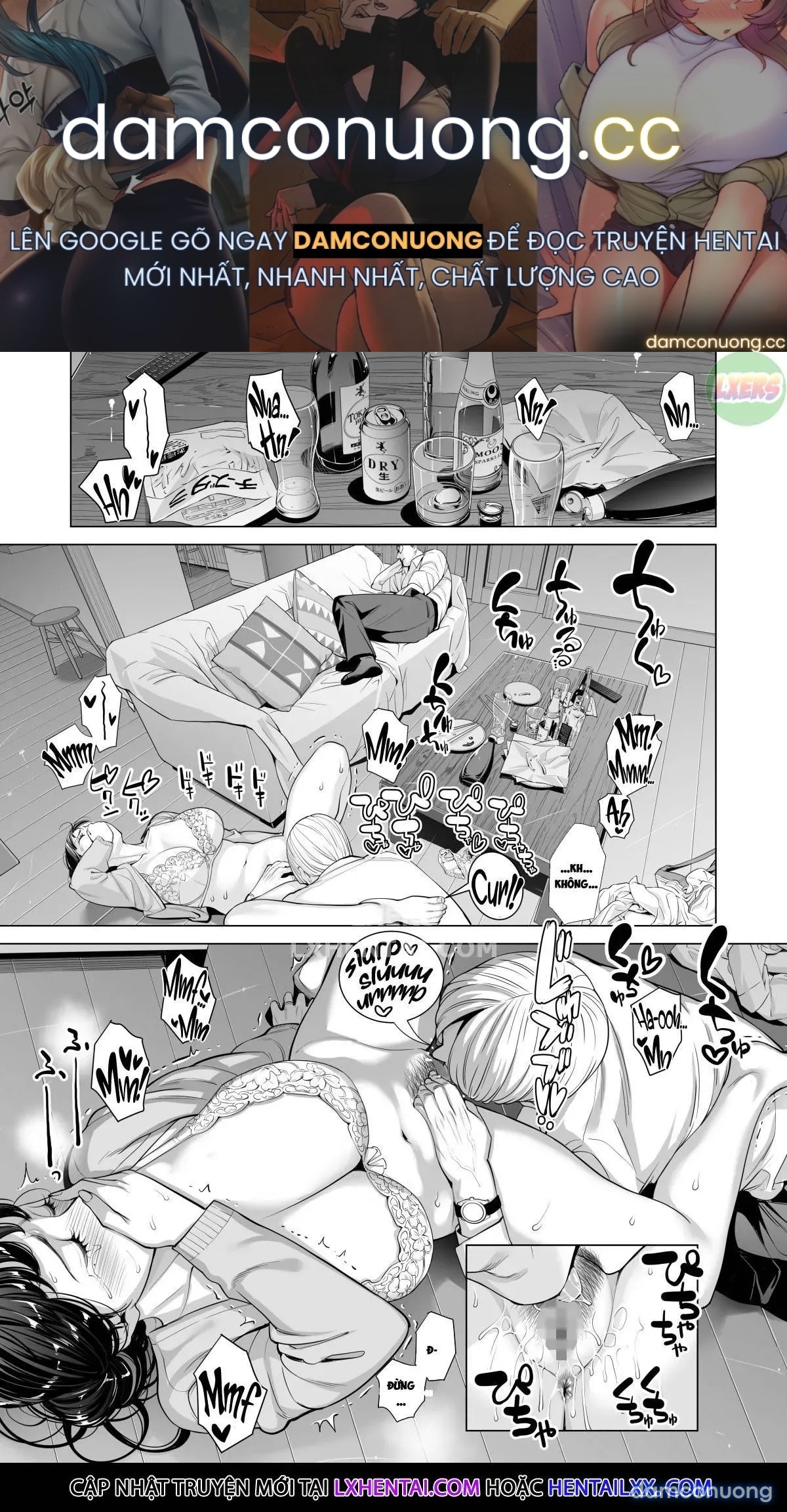 A Housewife Stolen By A Coworker Besides Her Blackout Drunk Husband [Tsukiyo No Midare Zake (Zenpen) Moonlit Intoxication; Tsukiyo No Midare Zake (Kouhen) Moonlit Intoxication] 