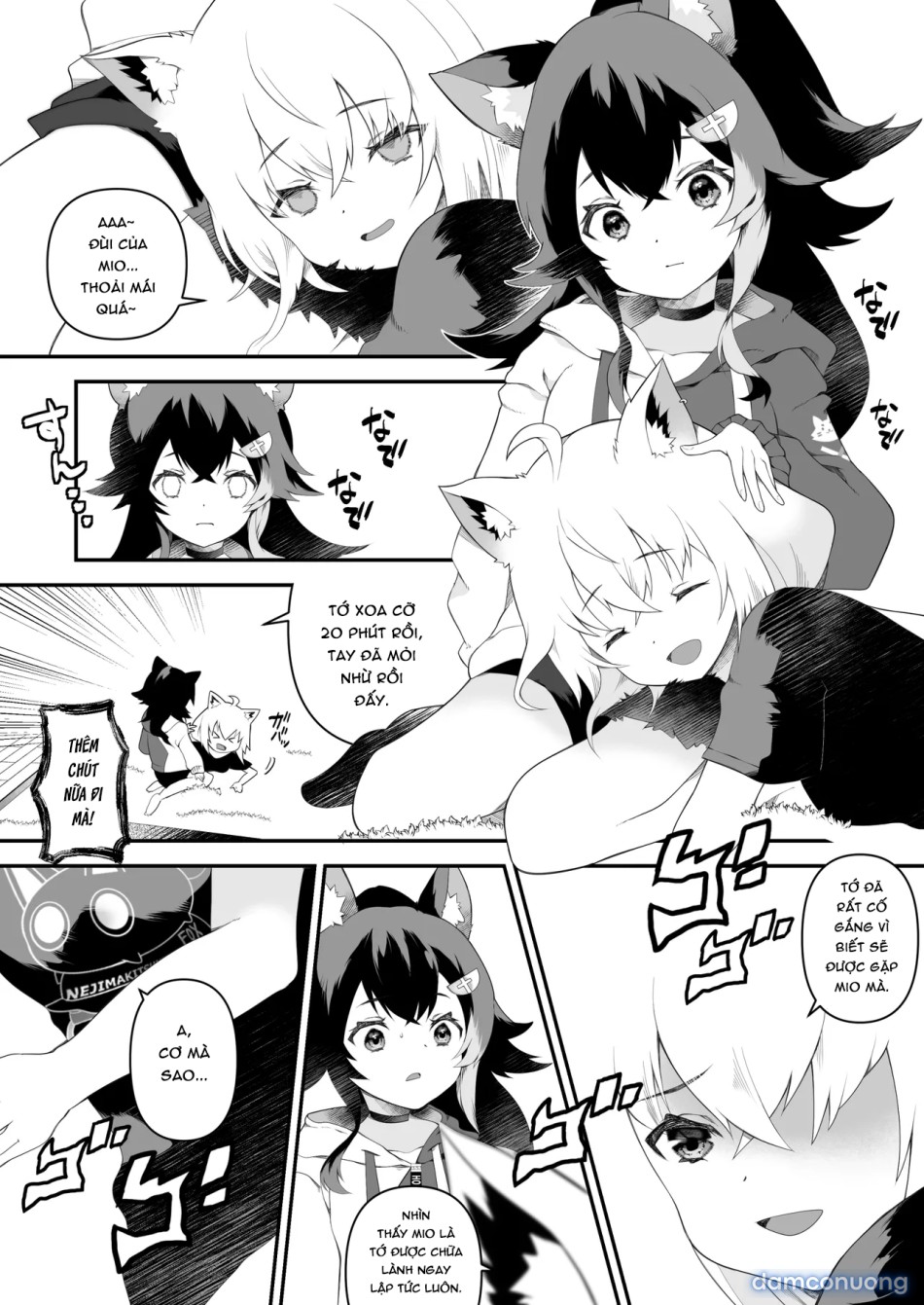 Fubu-chan muốn làm nũng với Miomama 