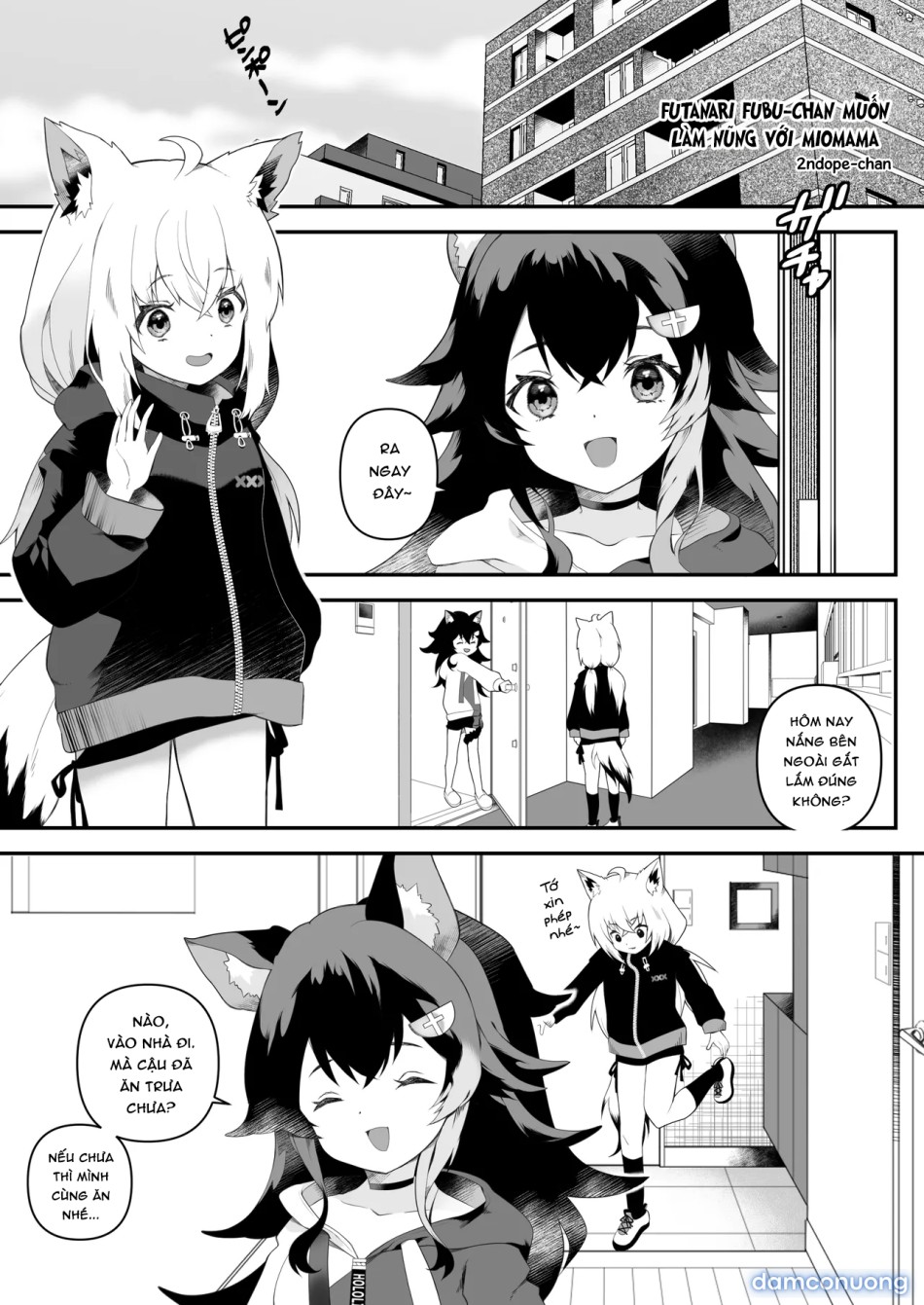 Fubu-chan muốn làm nũng với Miomama 