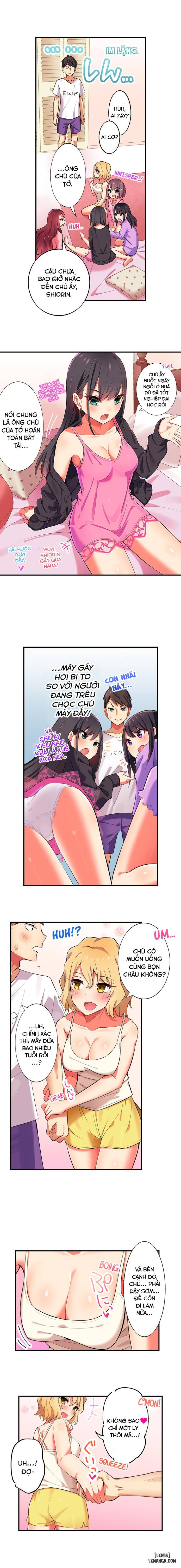 Chơi cháu gái tại bữa tiệc đồ ngủ! 
