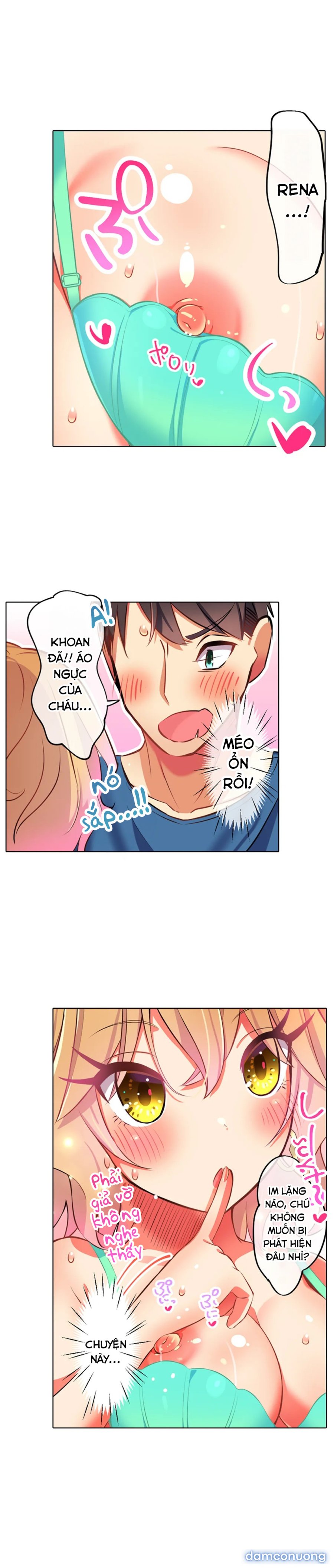 Chơi cháu gái tại bữa tiệc đồ ngủ! 