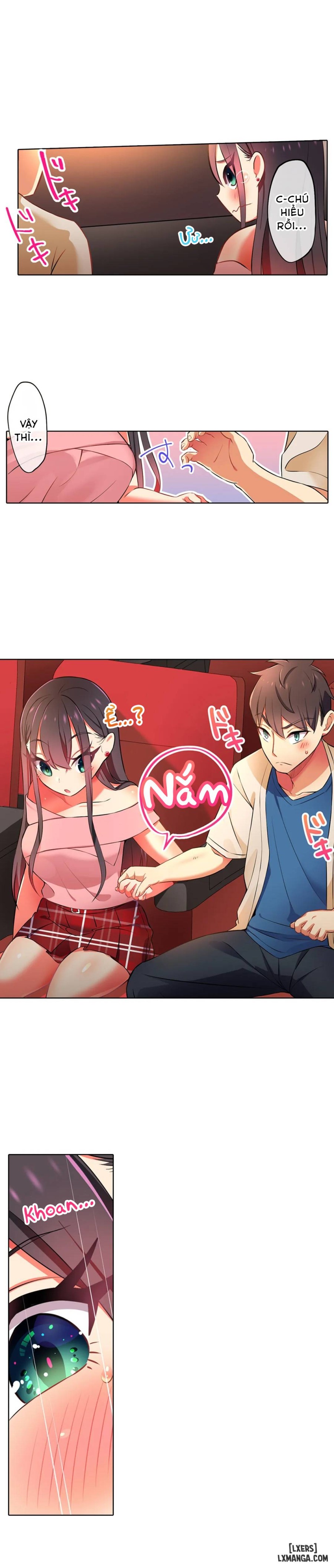 Chơi cháu gái tại bữa tiệc đồ ngủ! 