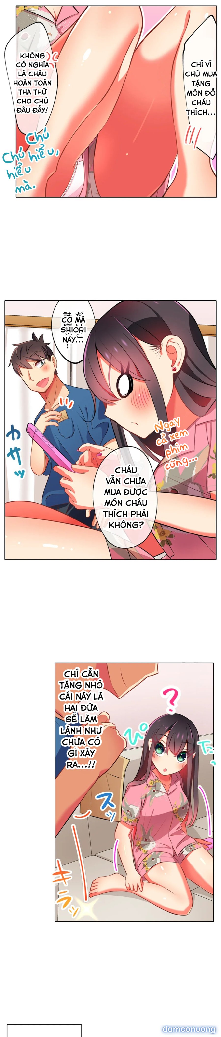 Chơi cháu gái tại bữa tiệc đồ ngủ! 