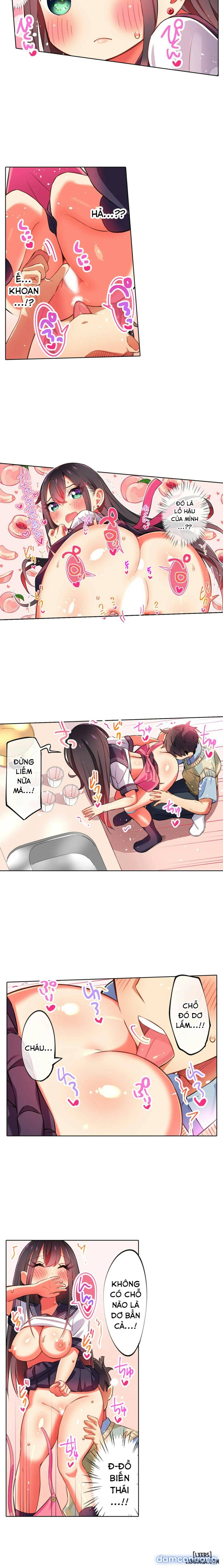 Chơi cháu gái tại bữa tiệc đồ ngủ! 