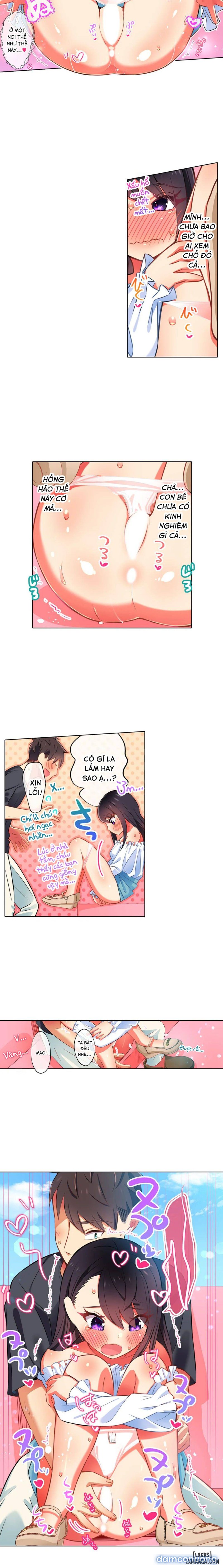 Chơi cháu gái tại bữa tiệc đồ ngủ! 