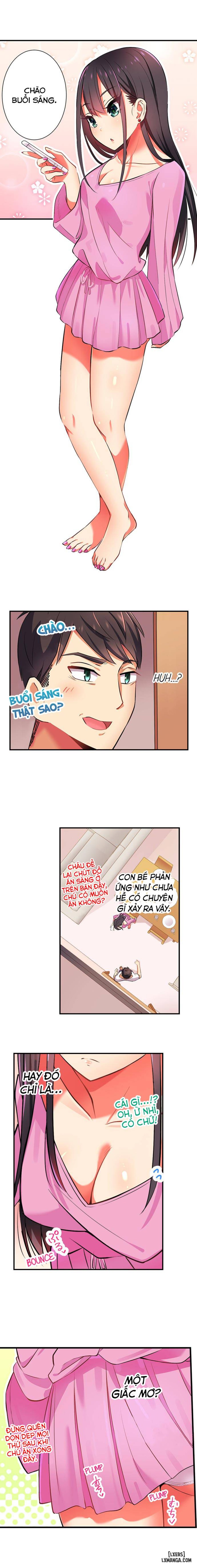 Chơi cháu gái tại bữa tiệc đồ ngủ! 