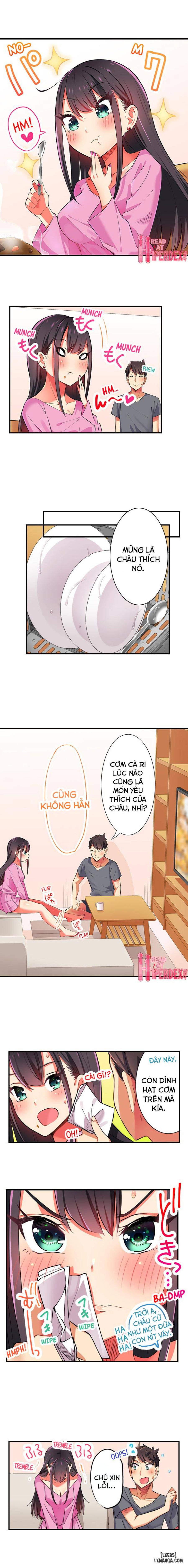 Chơi cháu gái tại bữa tiệc đồ ngủ! 