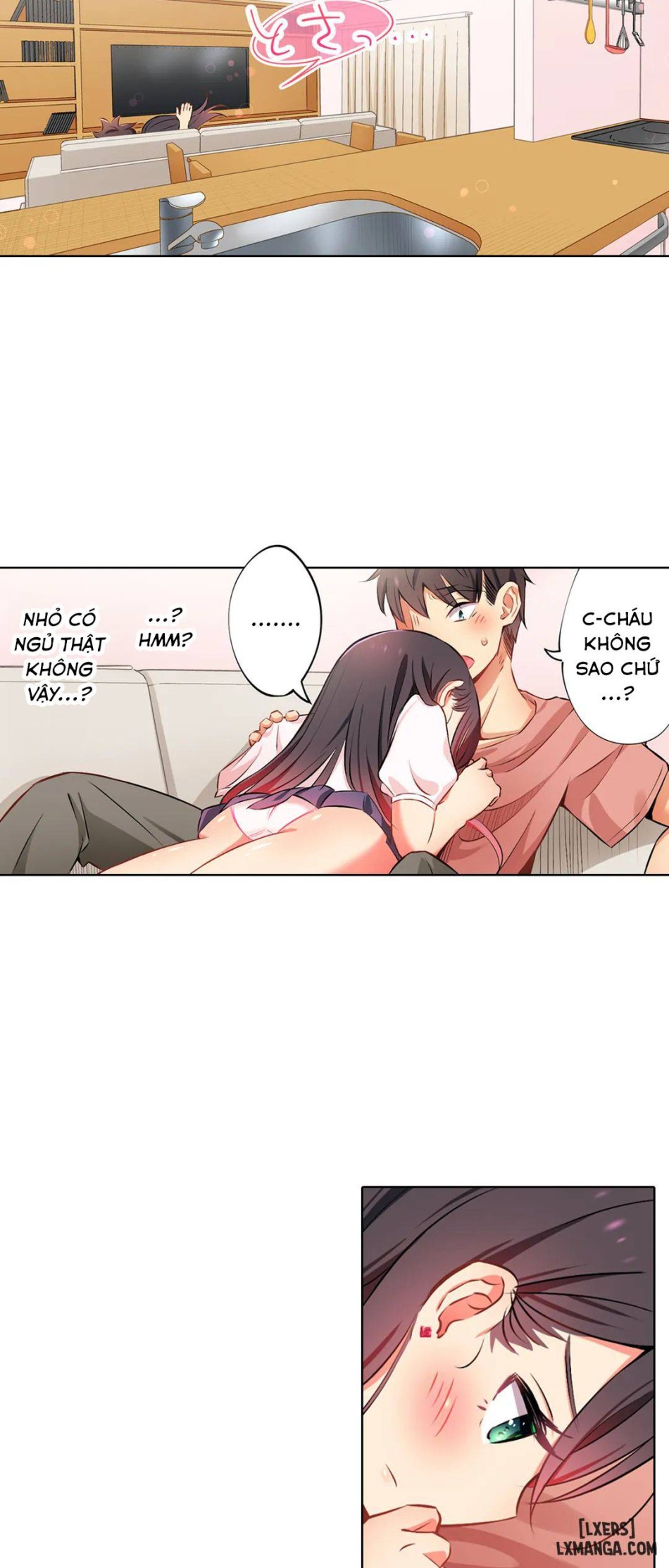 Chơi cháu gái tại bữa tiệc đồ ngủ! 