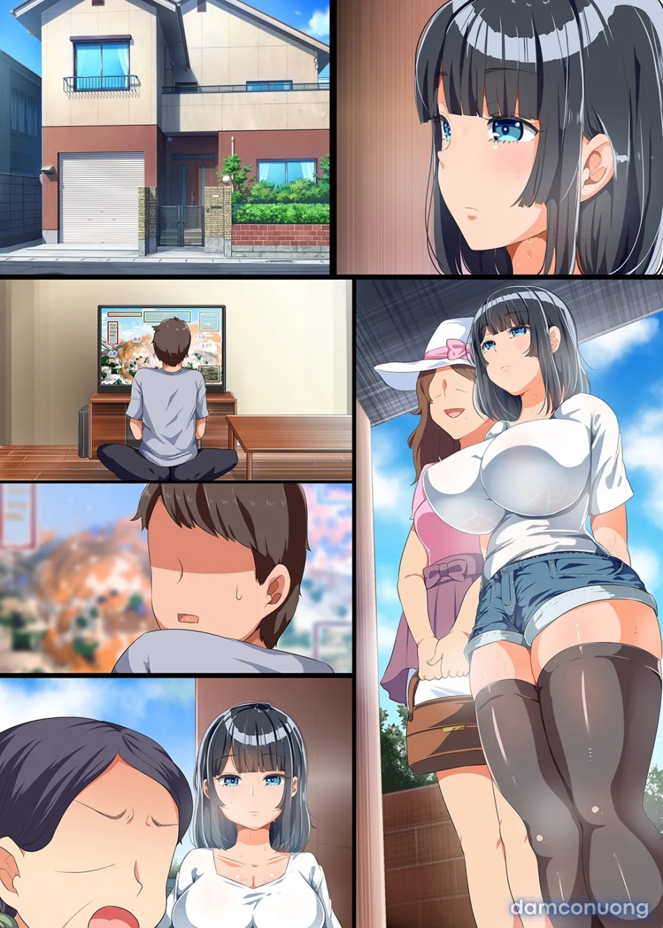Kinjo Ni Hikkoshite Kita Muboubi Muteikou Kyonyuu Bishoujo Sumire-Chan Ni Yaritai Houdai Na Natsu 